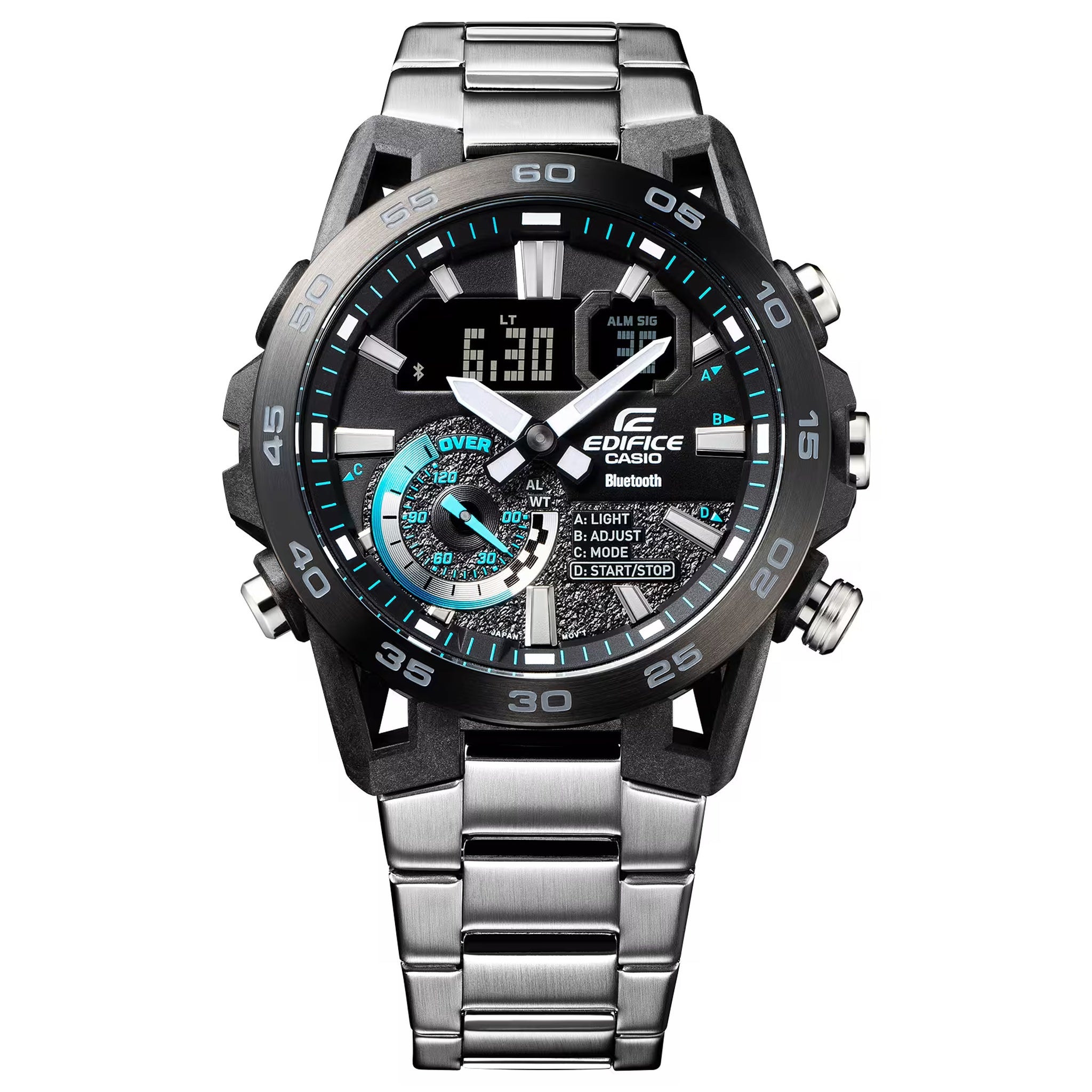 Montre Casio Edifice ECB-40DB-1A Homme Argenté Noir