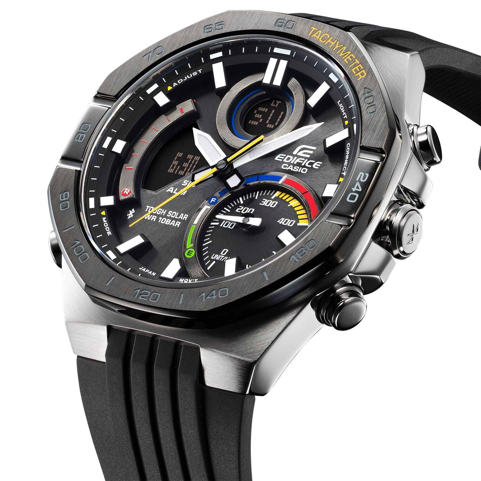 Casio Edifice ECB-950MP-1A Herrenuhr Silber Schwarz