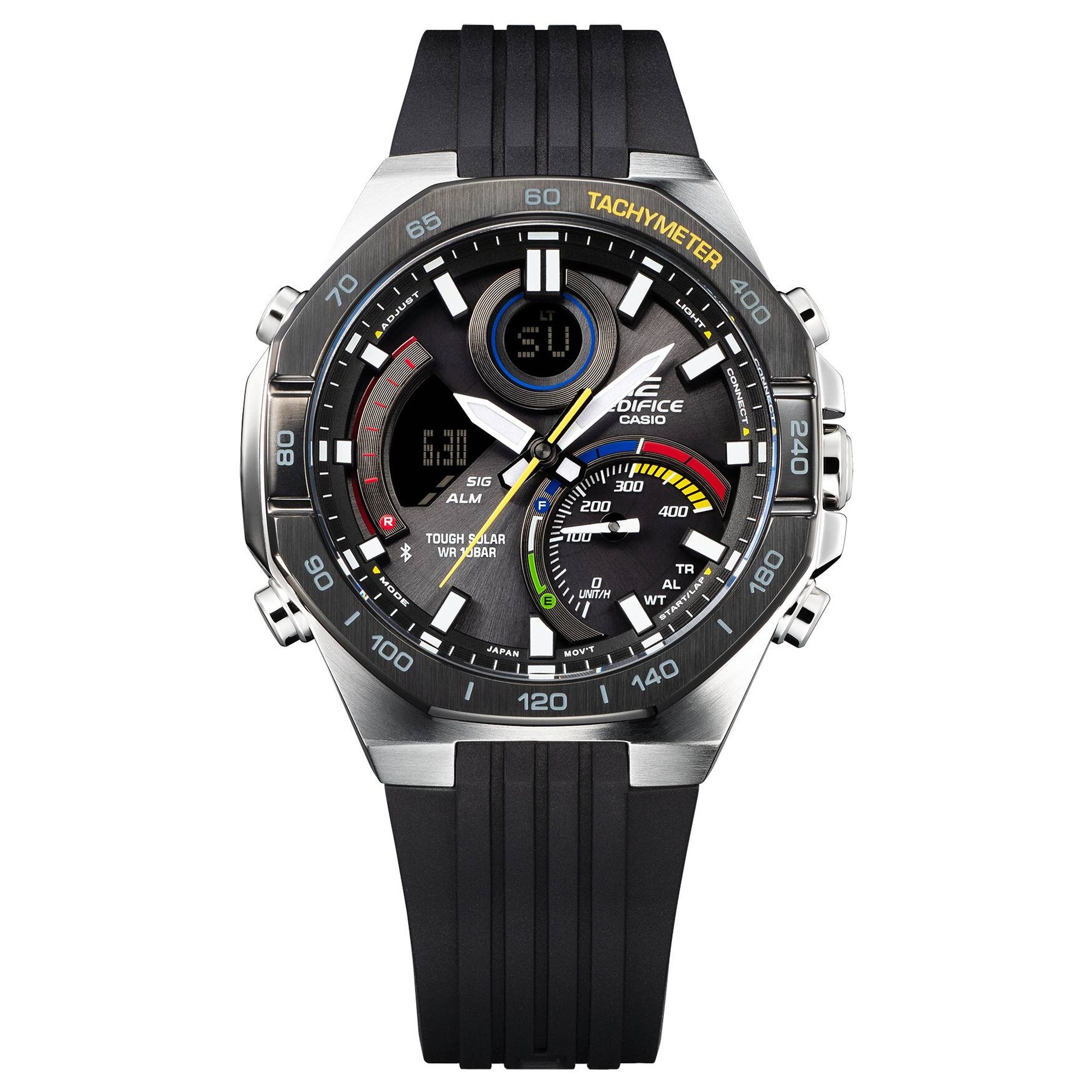 Casio Edifice ECB-950MP-1A Herrenuhr Silber Schwarz