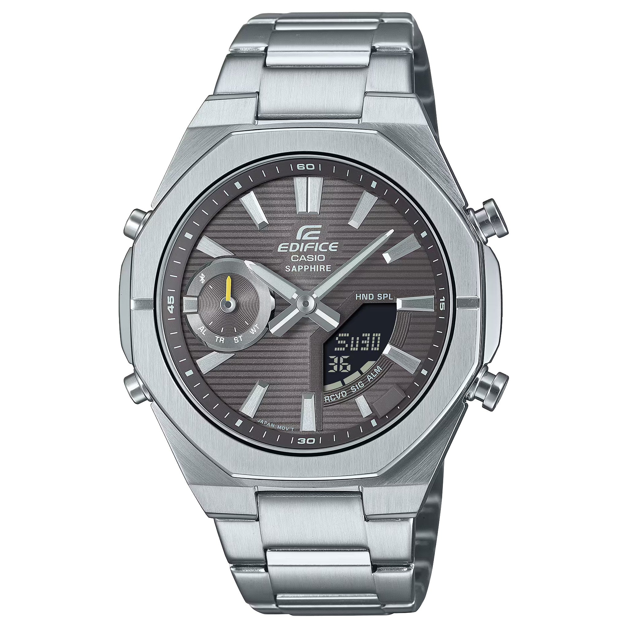 Montre Casio Edifice ECB-S10D-8A Homme Argenté Gris