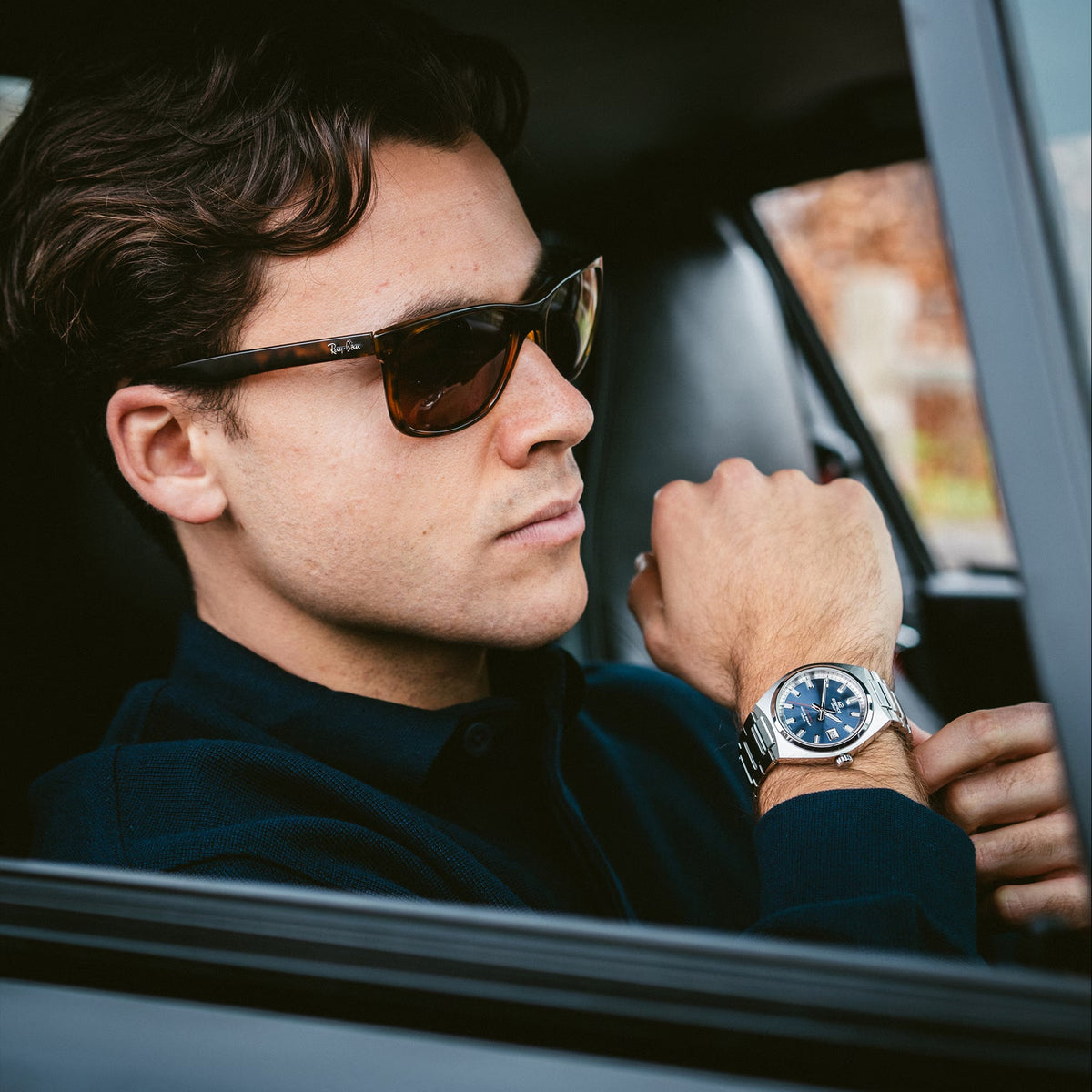Montre Casio Edifice EFB-109D-2A Homme Argenté Bleu