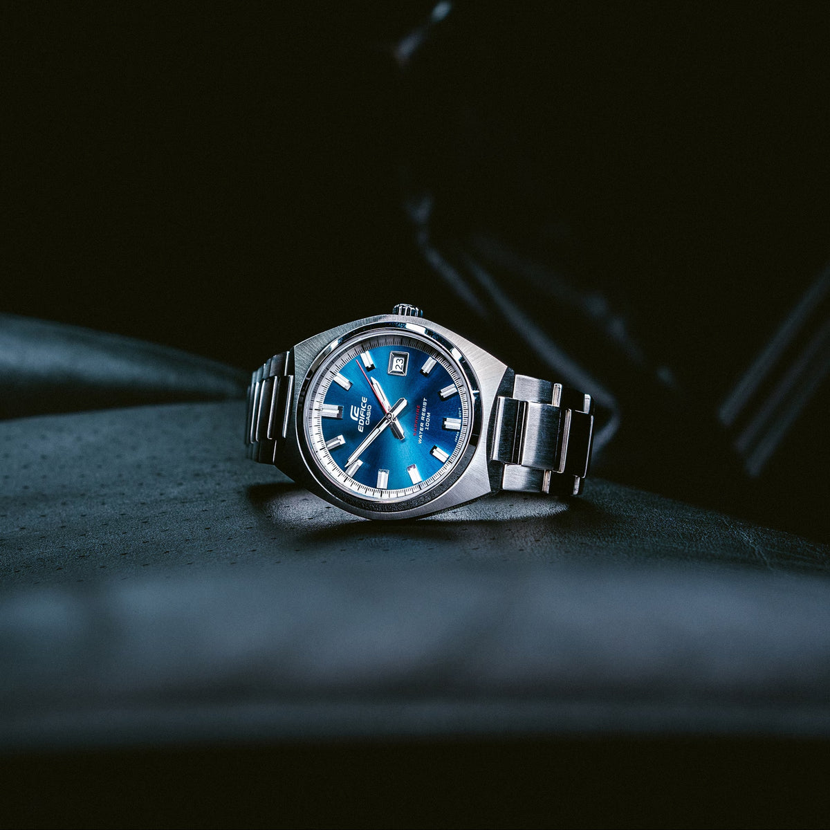 Montre Casio Edifice EFB-109D-2A Homme Argenté Bleu