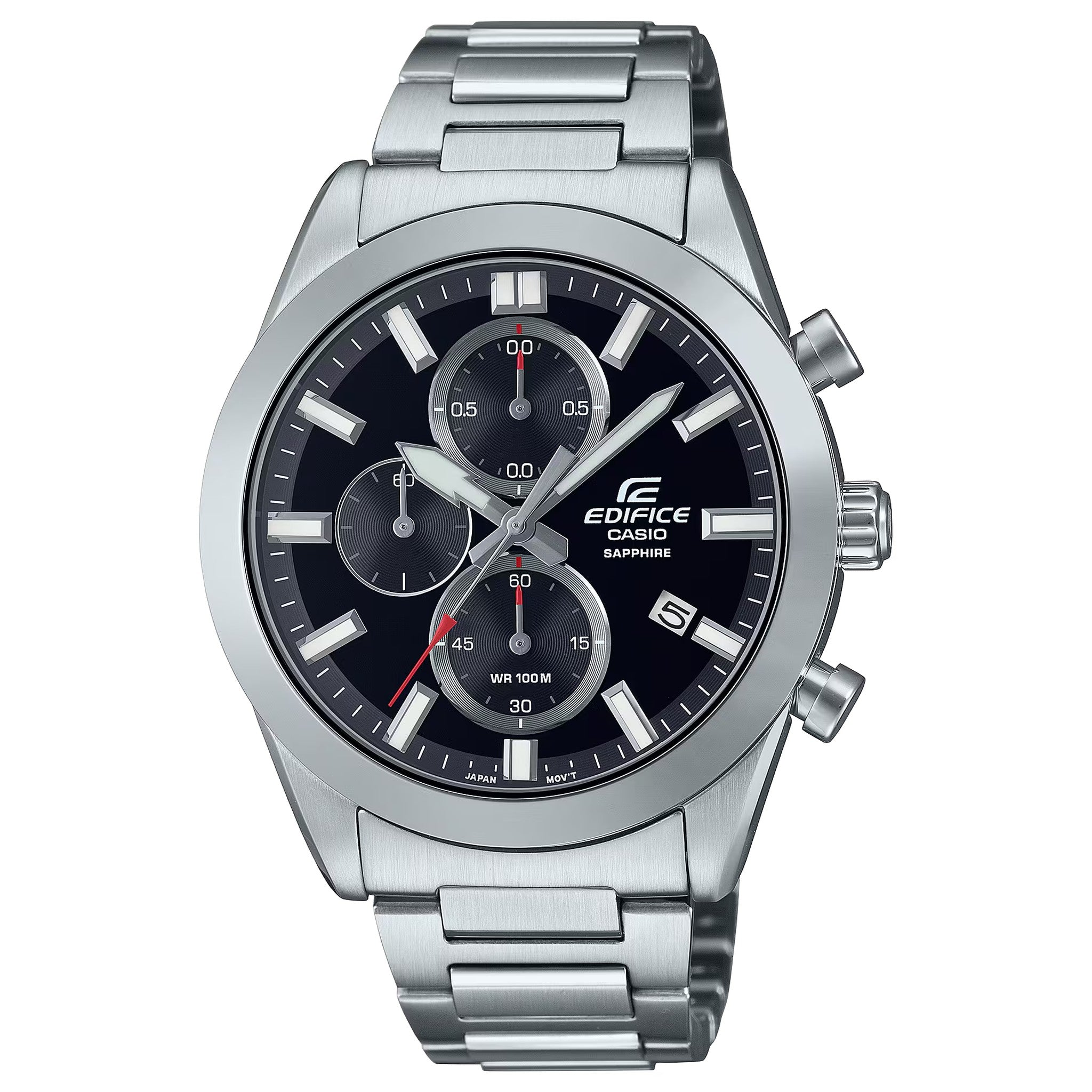 Montre Casio Edifice EFB-710D-1A Homme Argenté Noir