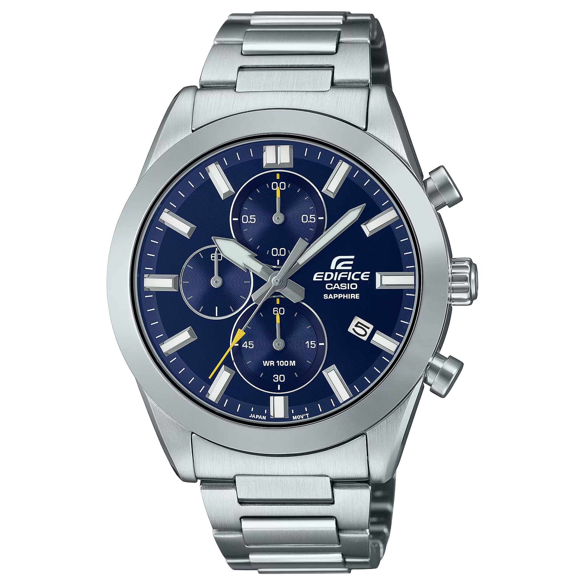 Montre Casio Edifice EFB-710D-2A Homme Argenté Bleu