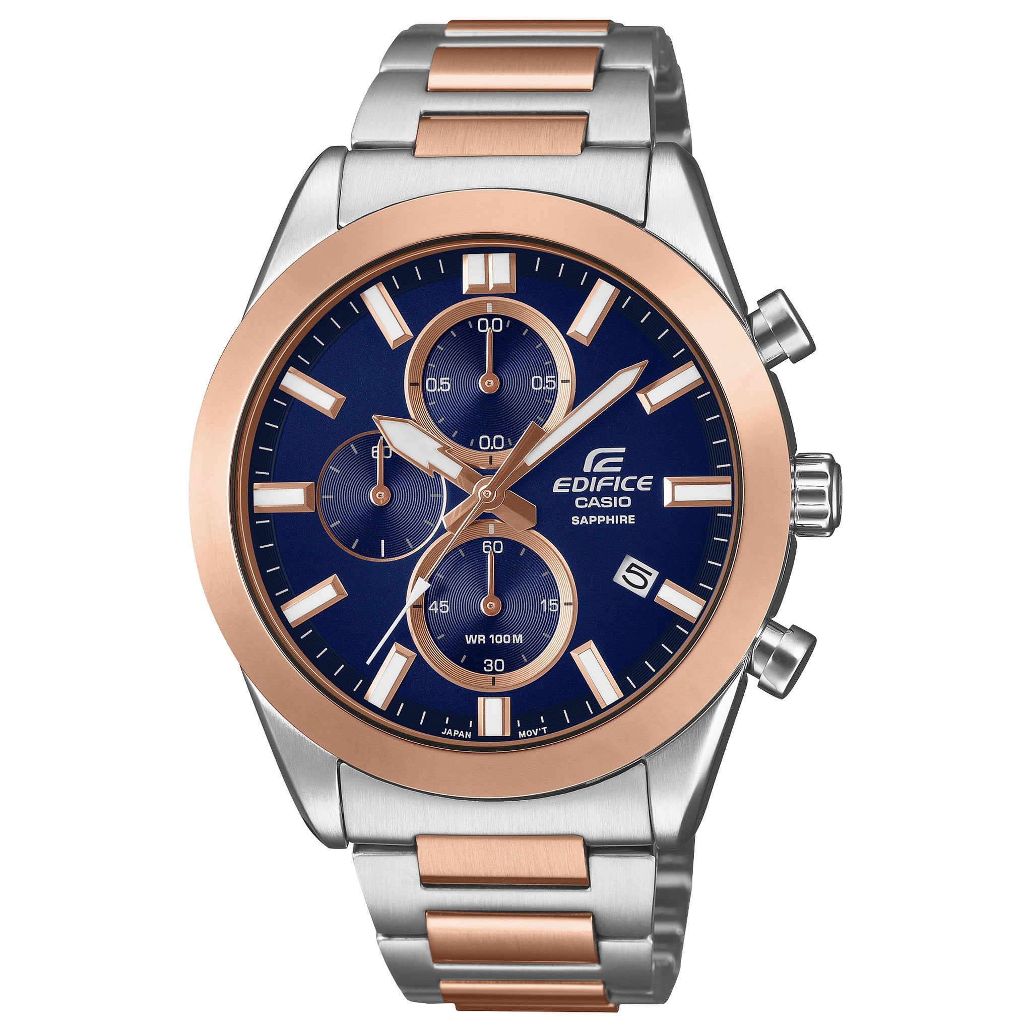 Montre Casio Edifice EFB-710SG-2A Homme Argenté Bleu