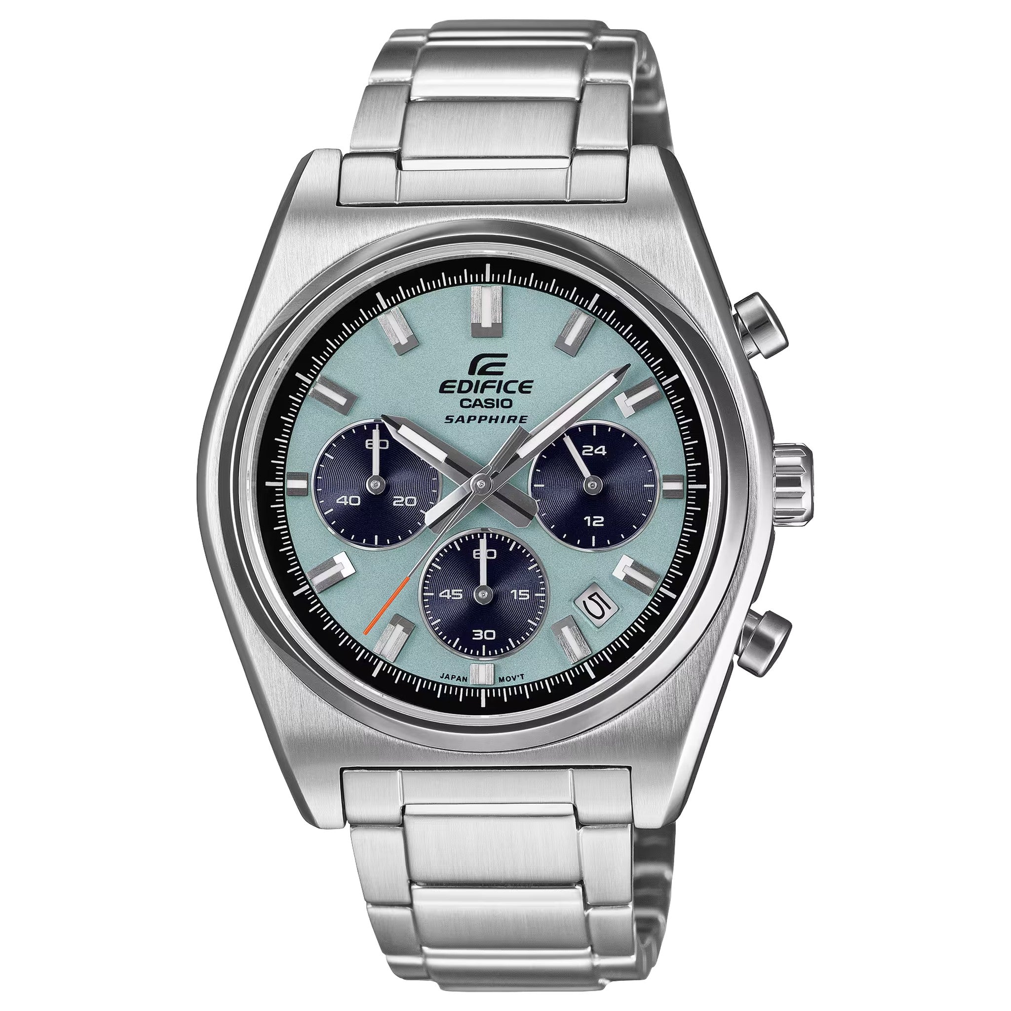 Casio Edifice EFB-730D-2B Herrenuhr Silber Blau