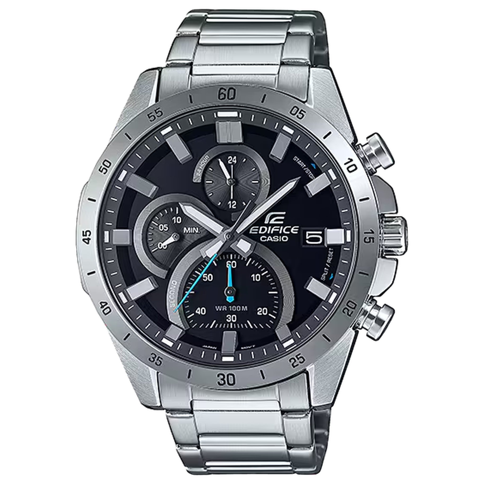 Casio Edifice EFR-571D-1A Herrenuhr Silber Schwarz
