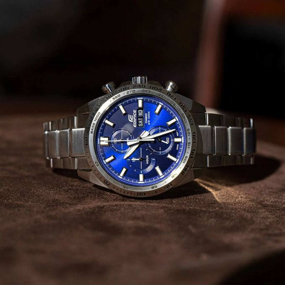 Montre Casio Edifice EFR-574D-2AV Chronographe Bleu Homme