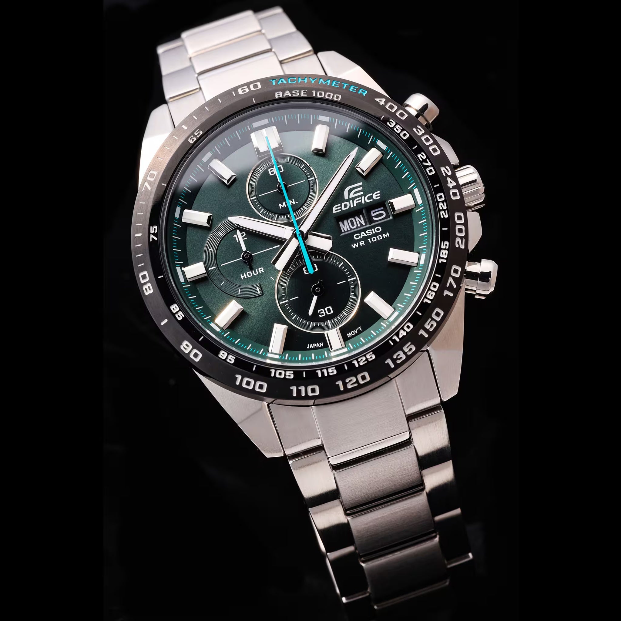 Montre Casio Edifice EFR-574DB-3A Homme Argenté Vert