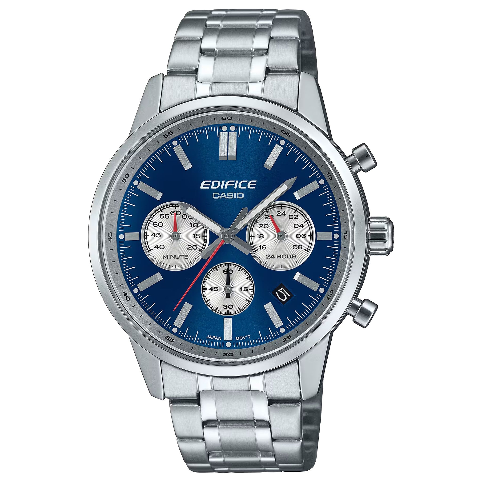 Montre Casio Edifice EFR-575D-2A Homme Argenté Bleu