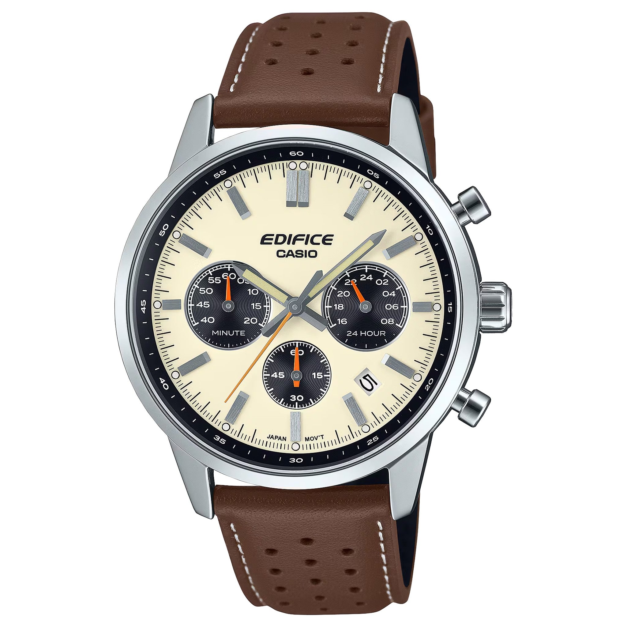 Montre Casio Edifice EFR-575L-7A Homme Marron Beige