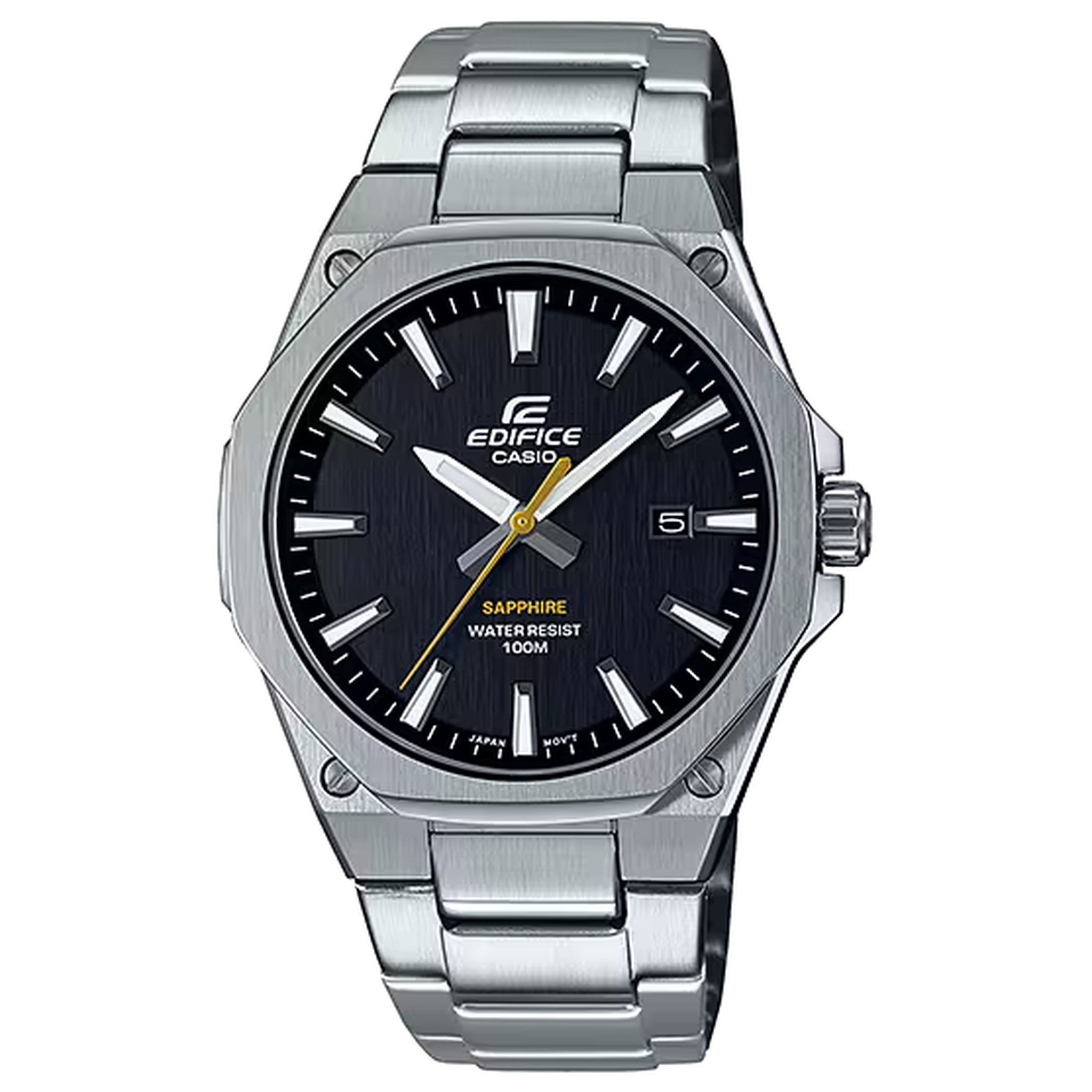 Casio Edifice EFR-S108D-1A Herrenuhr Silber Schwarz