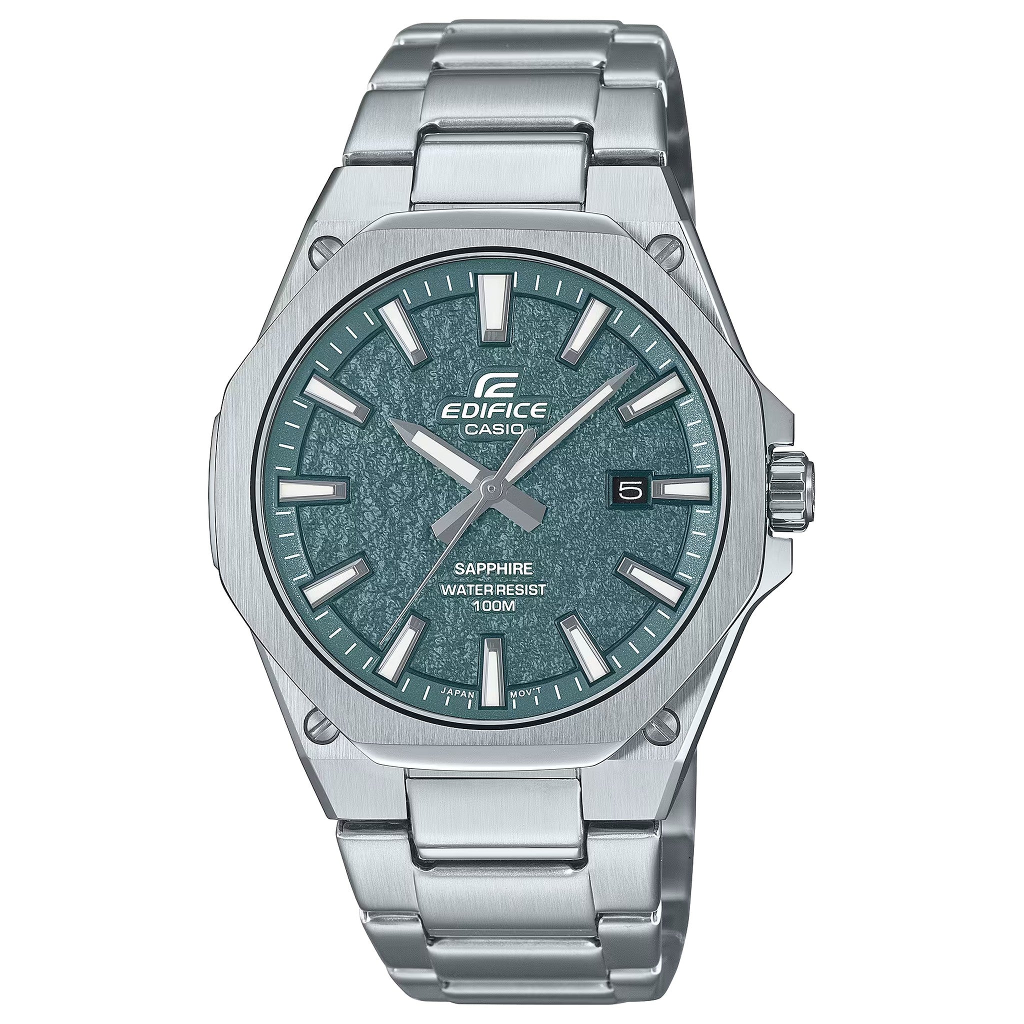 Montre Casio Edifice EFR-S108DE-3A Homme Argenté Vert