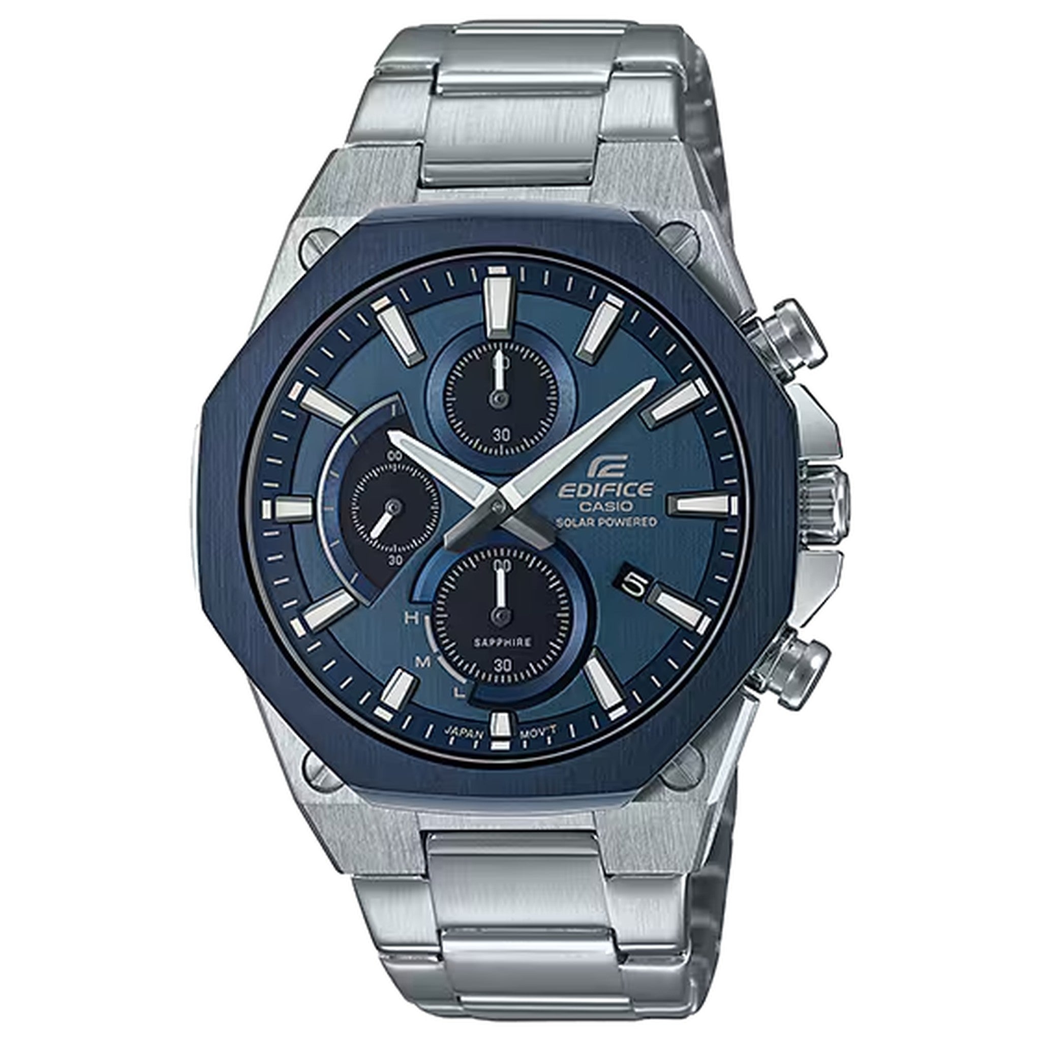 Montre Casio Edifice EFS-S570DB-2A Homme Argenté Bleu