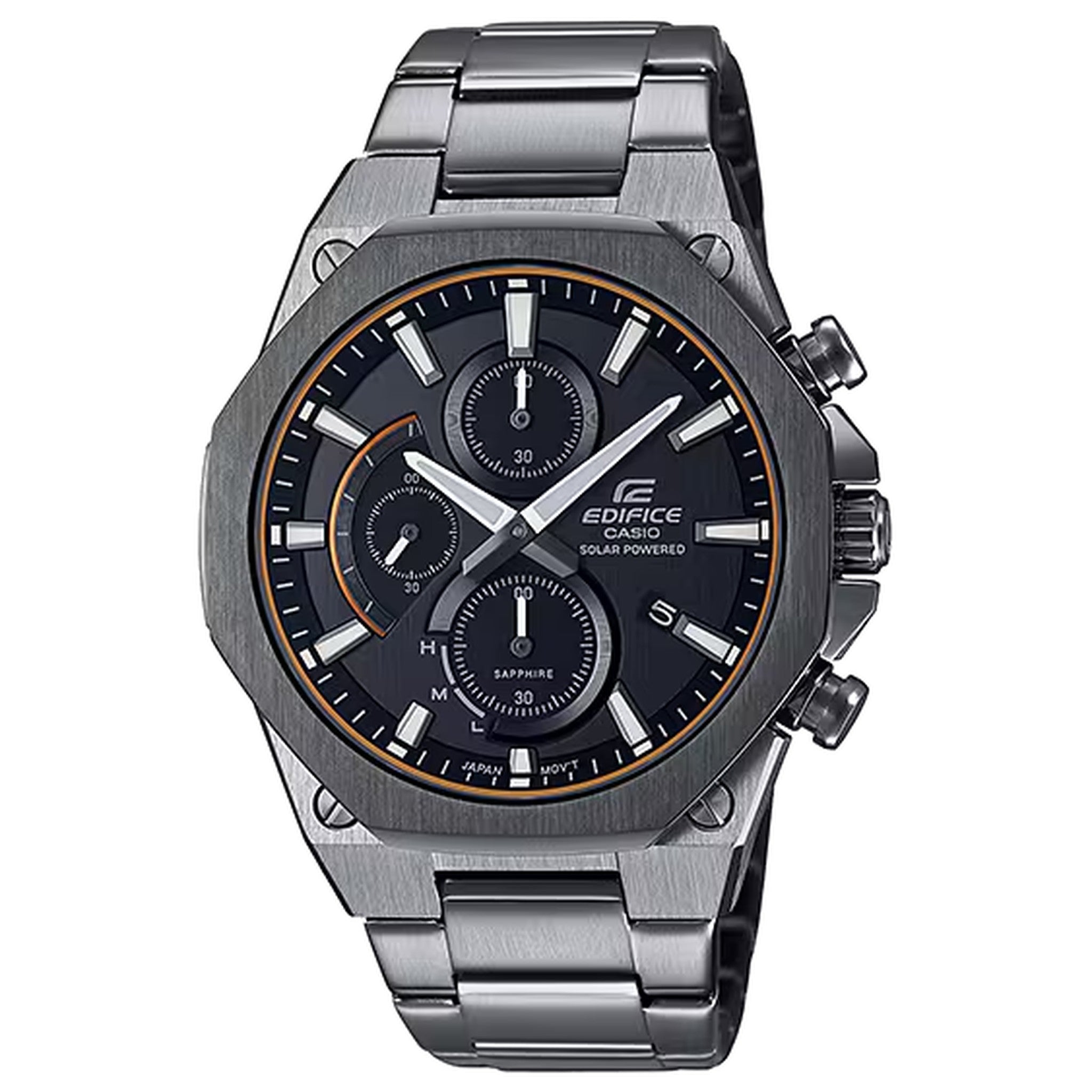 Casio Edifice EFS-S570DC-1A Herrenuhr Schwarz Silber