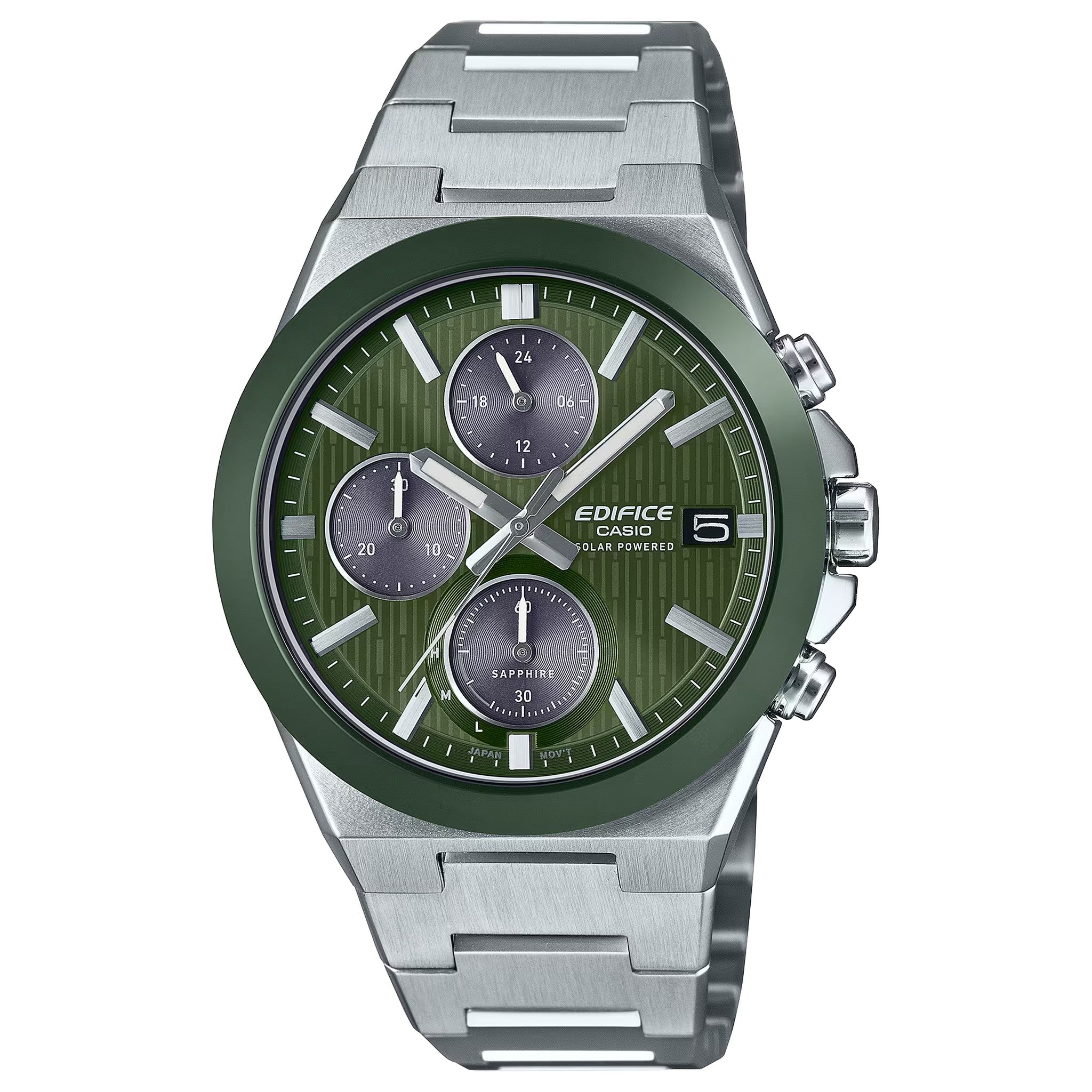 Casio Edifice EFS-S650D-3A Men's Watch Silver Green