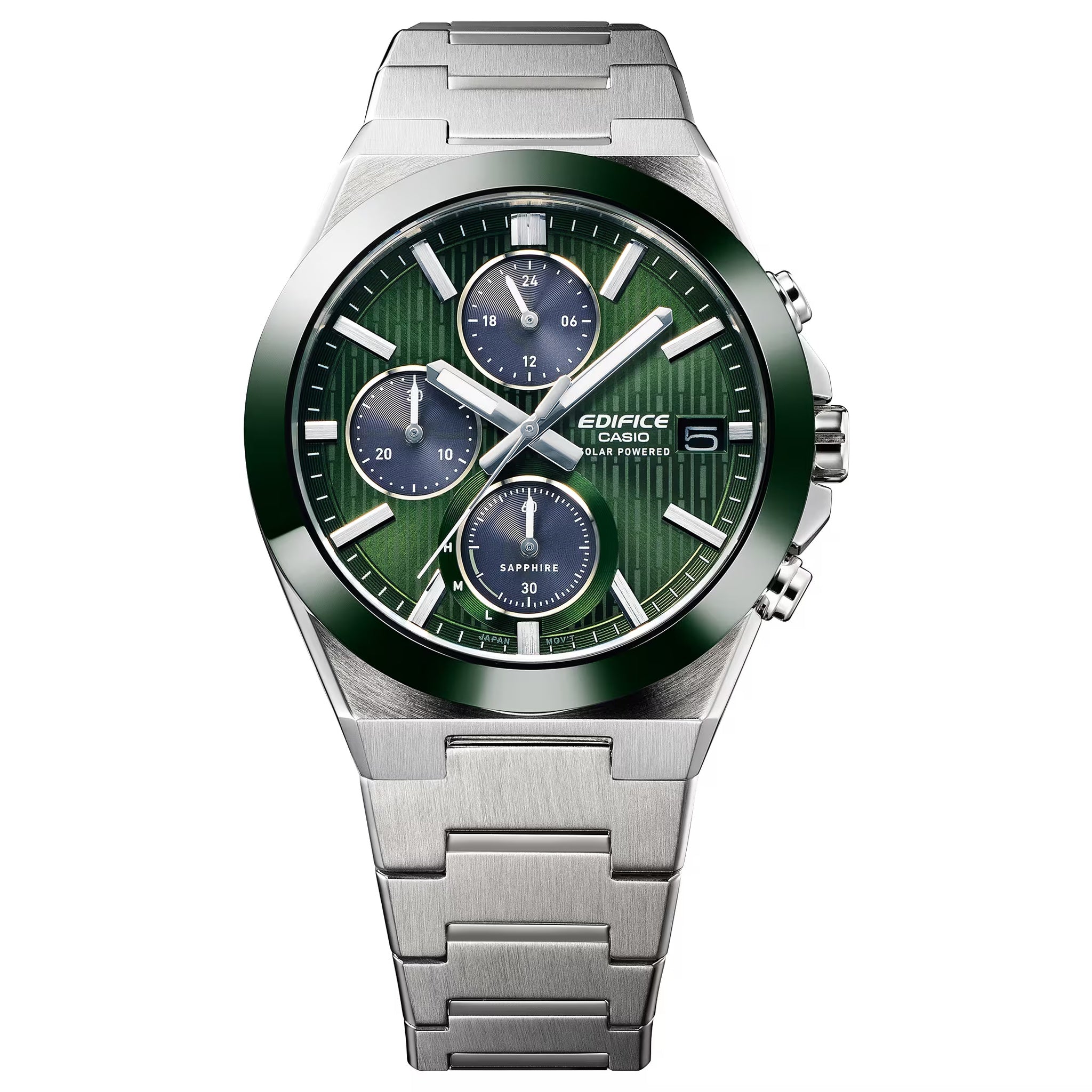 Casio Edifice EFS-S650D-3A Men's Watch Silver Green