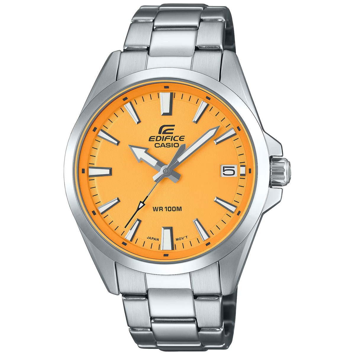 Casio Edifice EFV-100D-9AV Orange Men's Watch