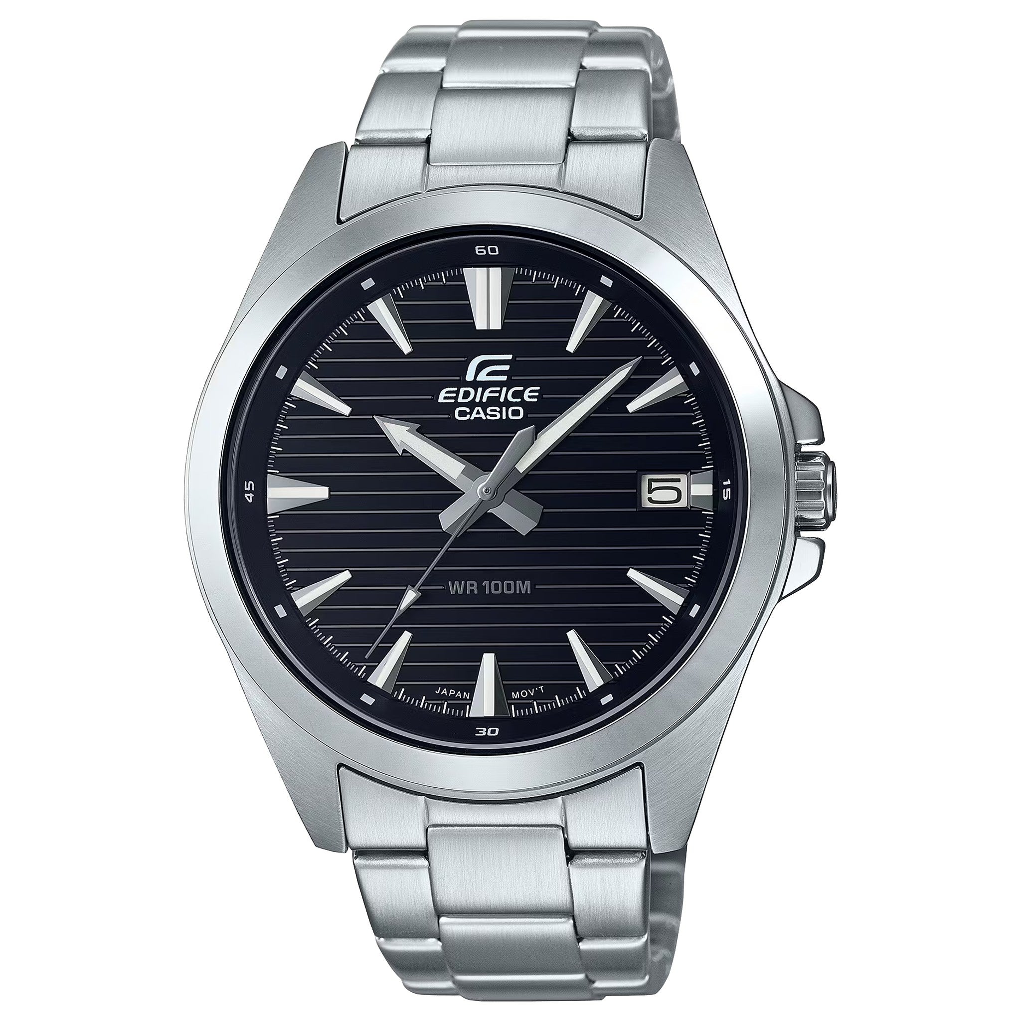 Casio Edifice EFV-140D-1A Herrenuhr Silber Schwarz
