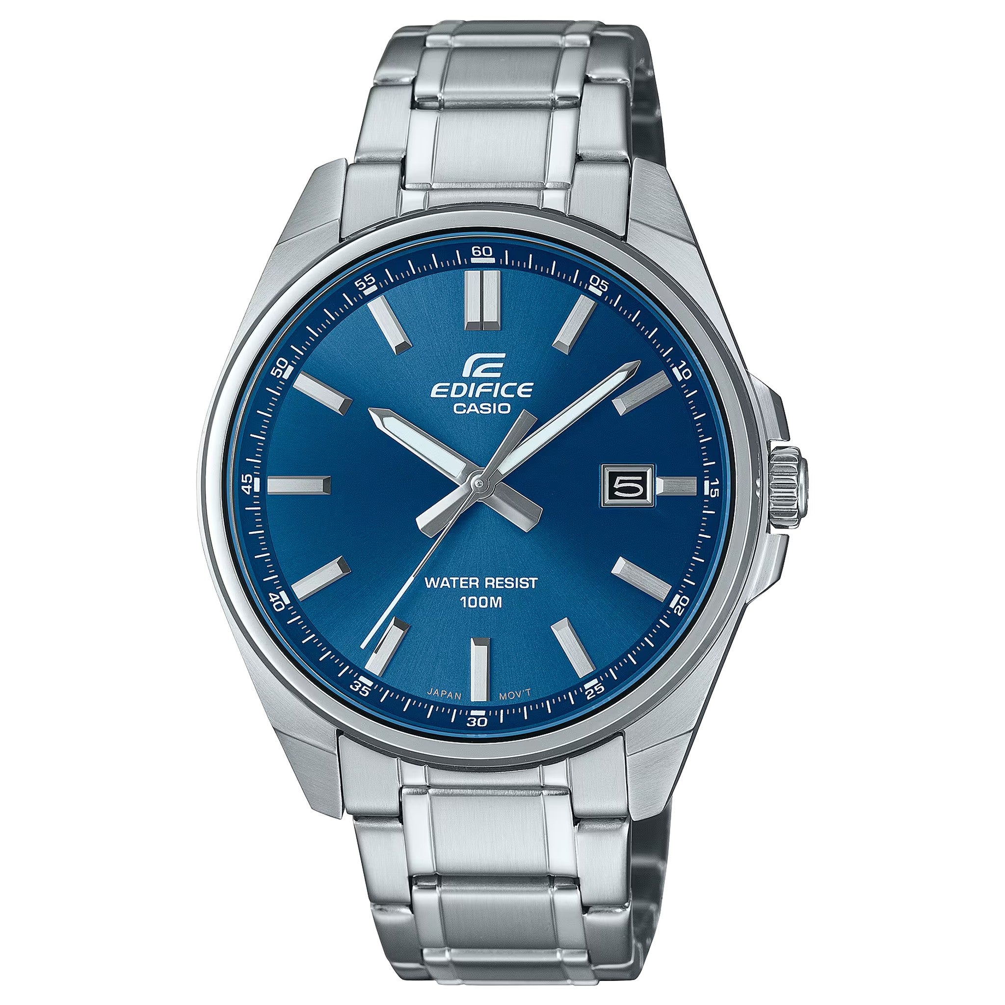 Montre Casio Edifice EFV-150D-2A Homme Argenté Bleu