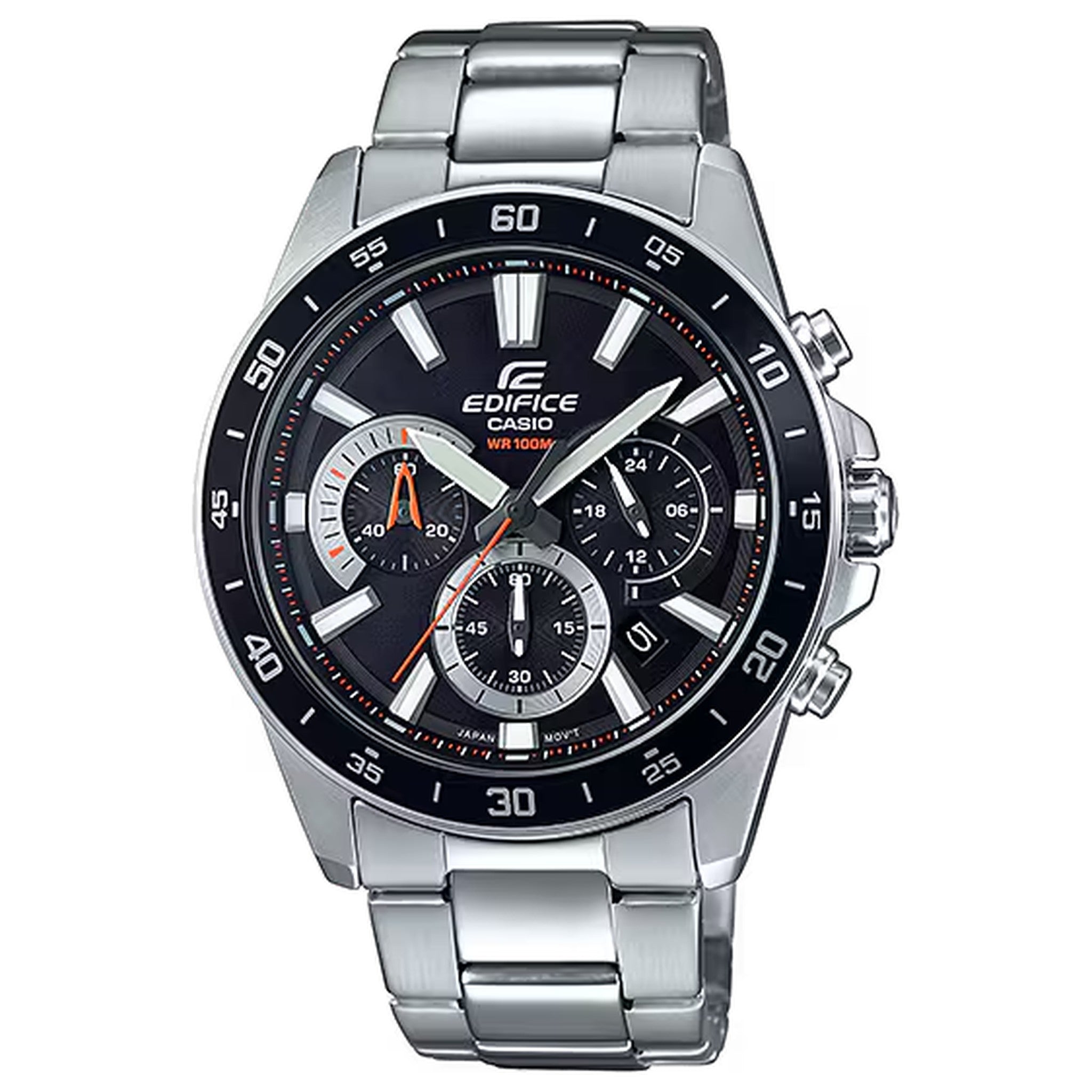 Casio Edifice EFV-570D-1A Herrenuhr Silber Schwarz