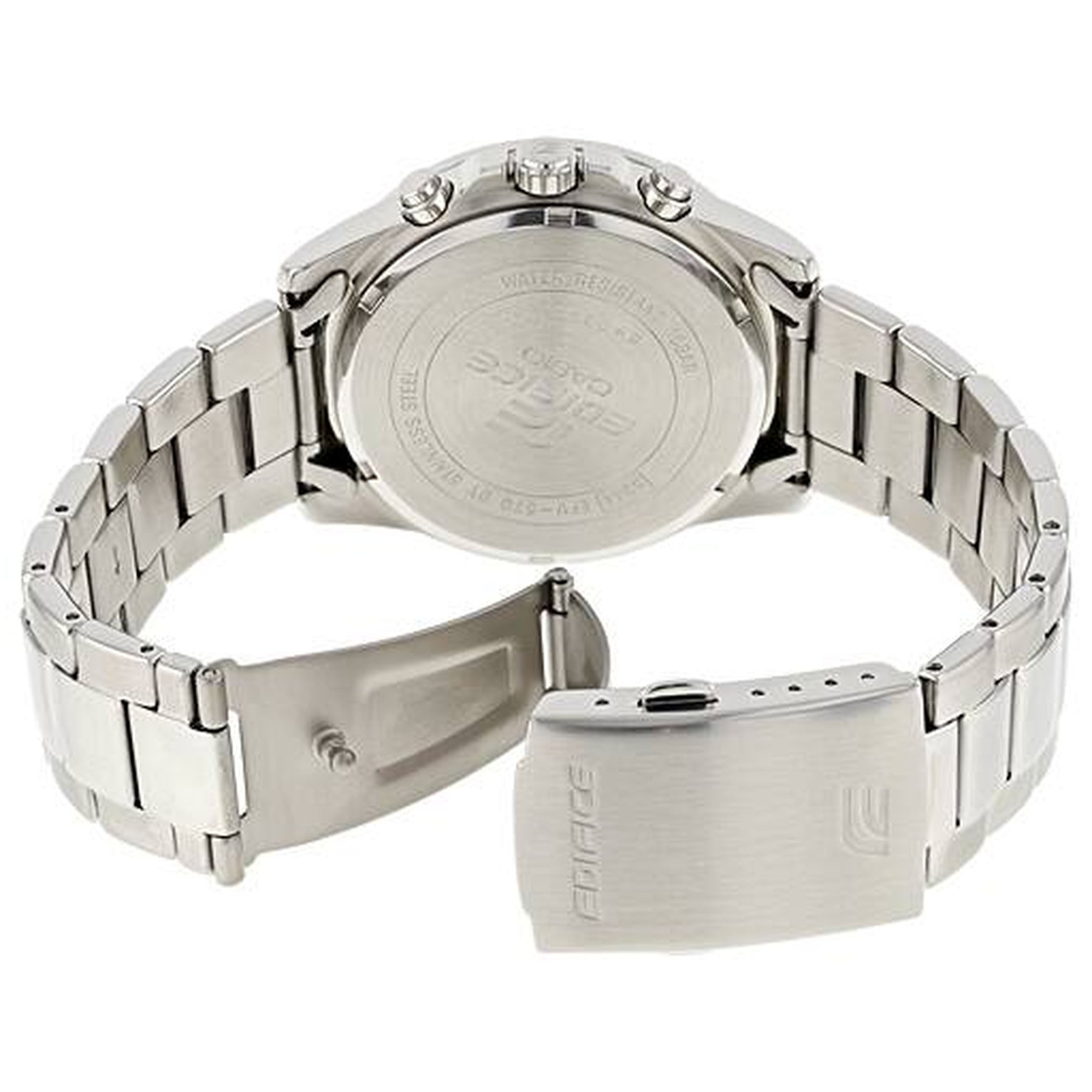 Casio Edifice EFV-570D-1A Herrenuhr Silber Schwarz