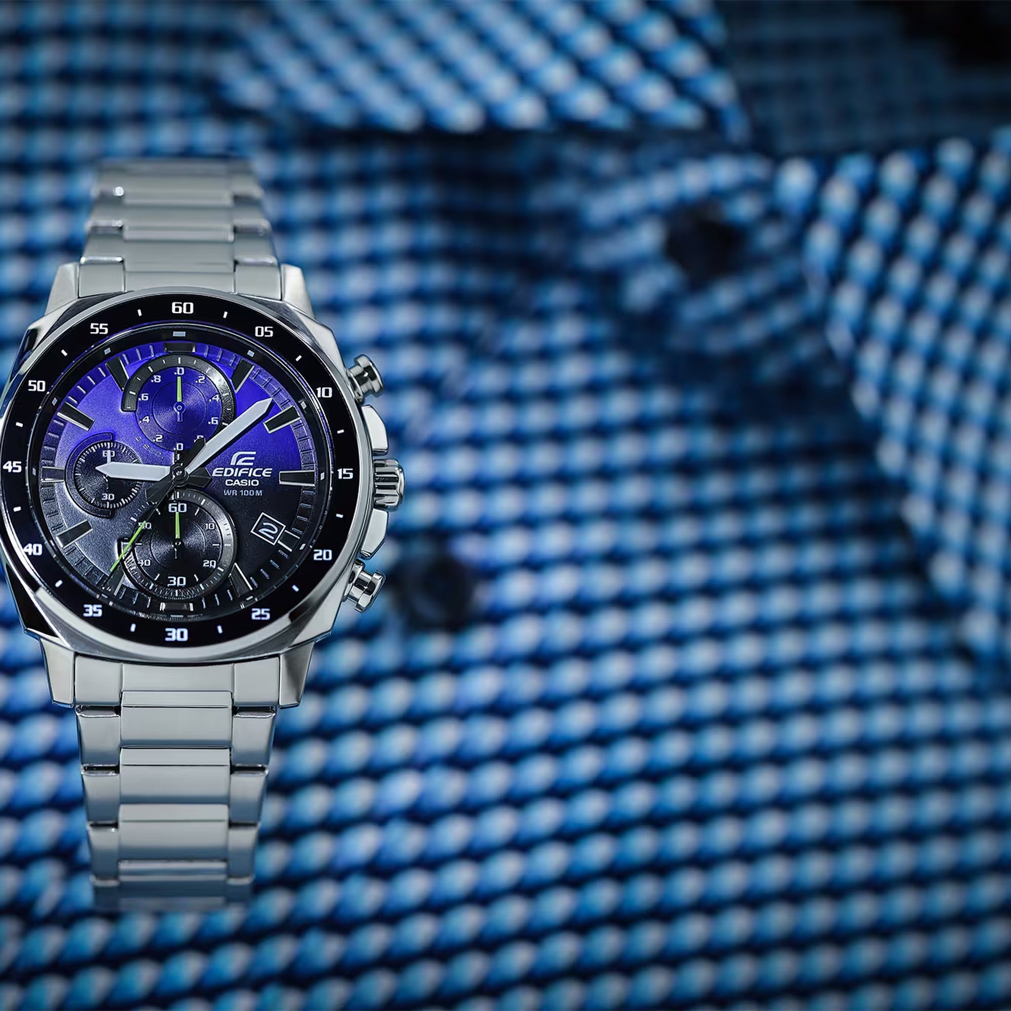 Montre Casio Edifice EFV-600D-2A Homme Bleu