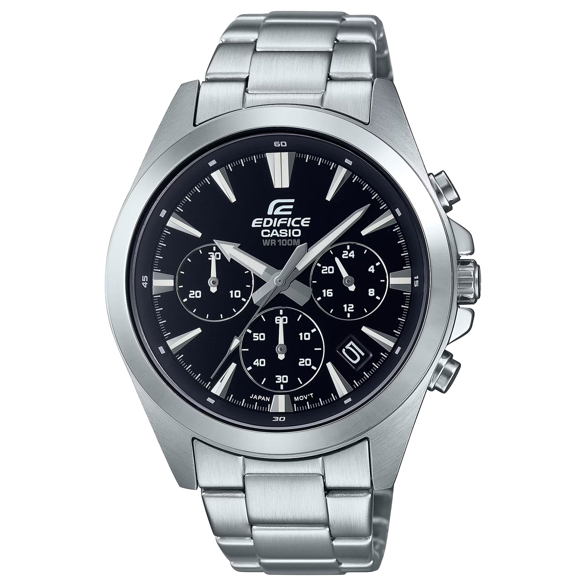 Casio Edifice EFV-630D-1A Herrenuhr Silber Schwarz