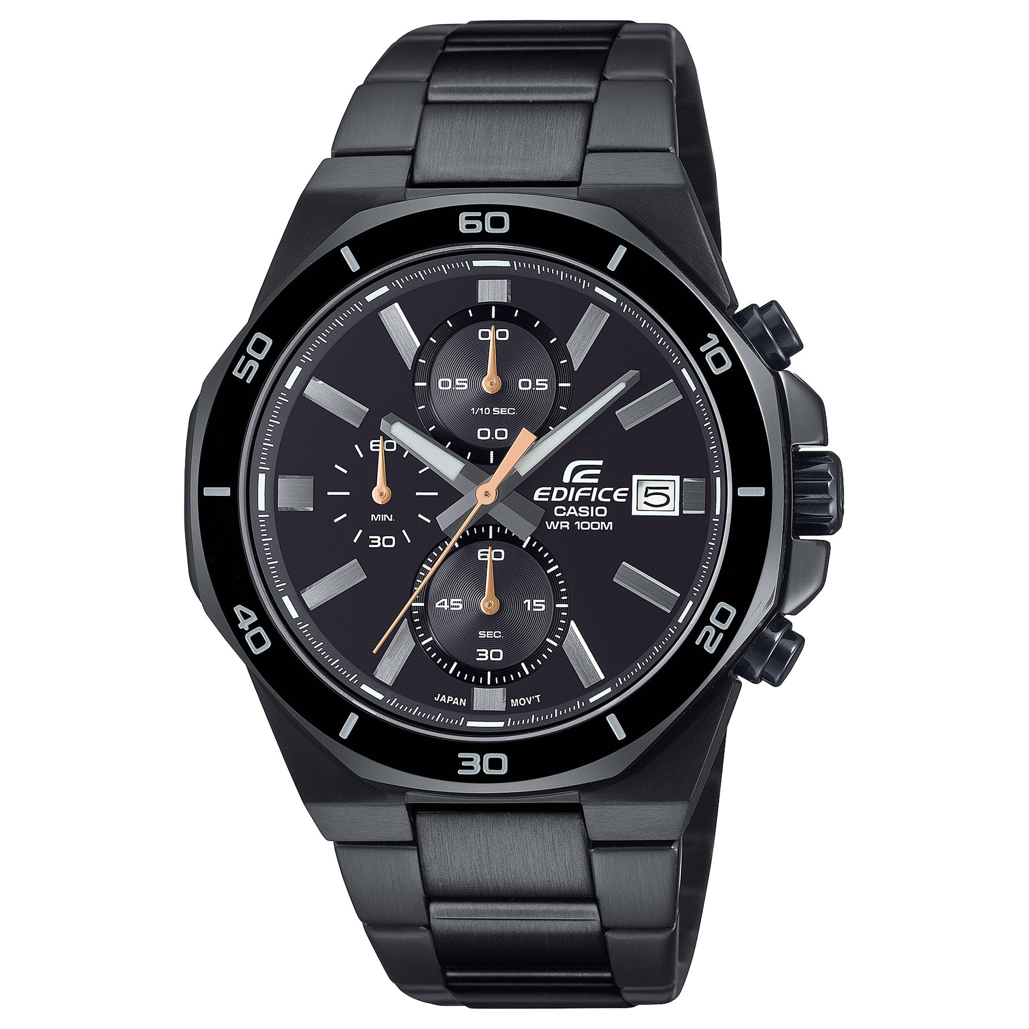 Casio Edifice EFV-640DC-1A Herrenuhr Schwarz