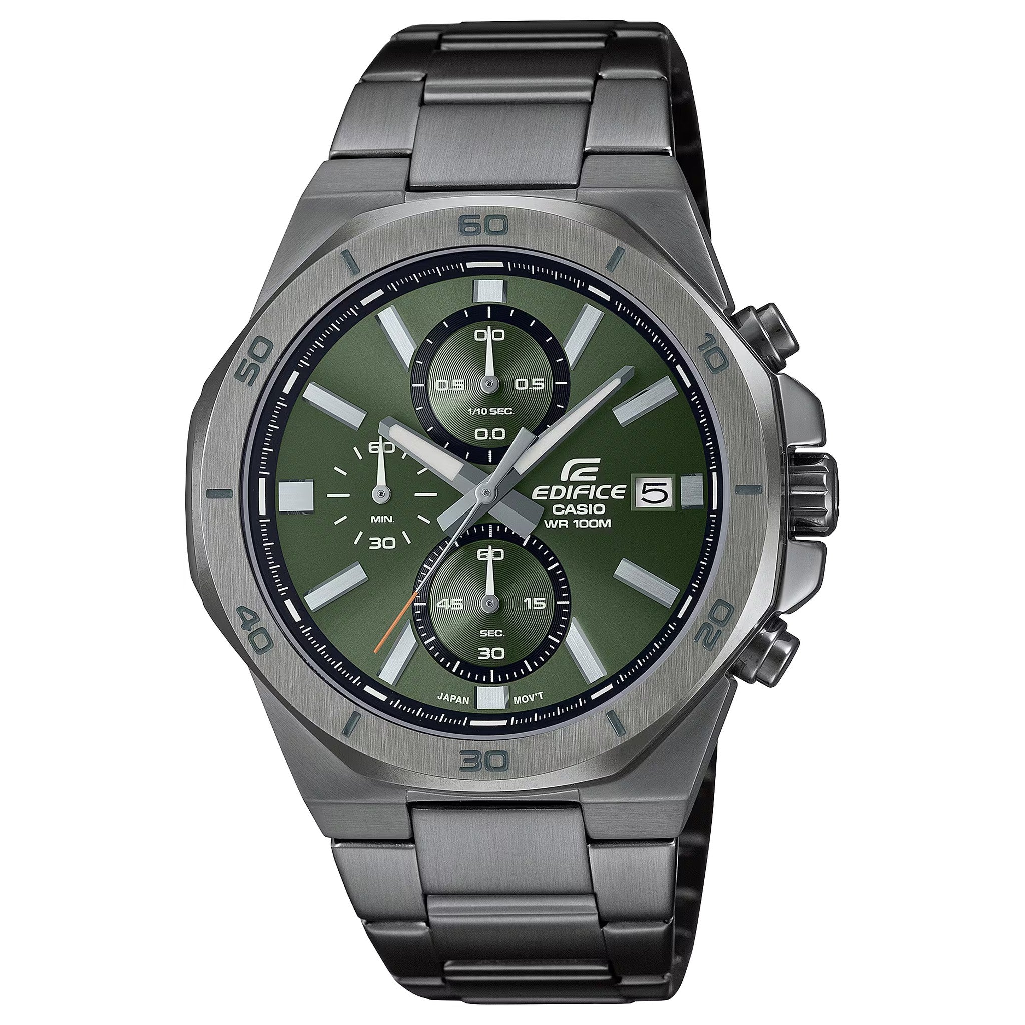 Casio Edifice EFV-640DC-3A Herrenuhr Grau Grün