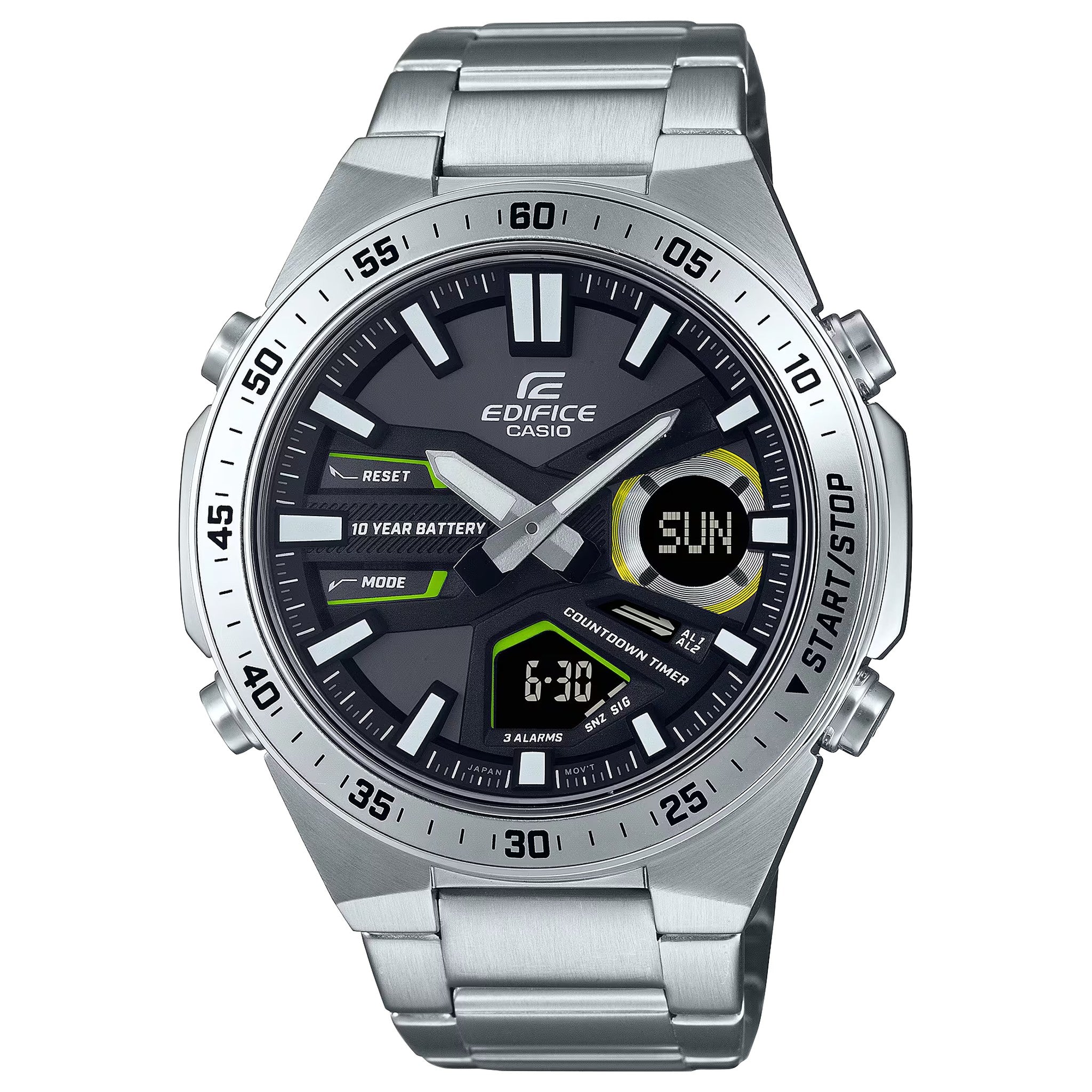 Casio Edifice EFV-C110D-1A3 Herrenuhr Silber Grau