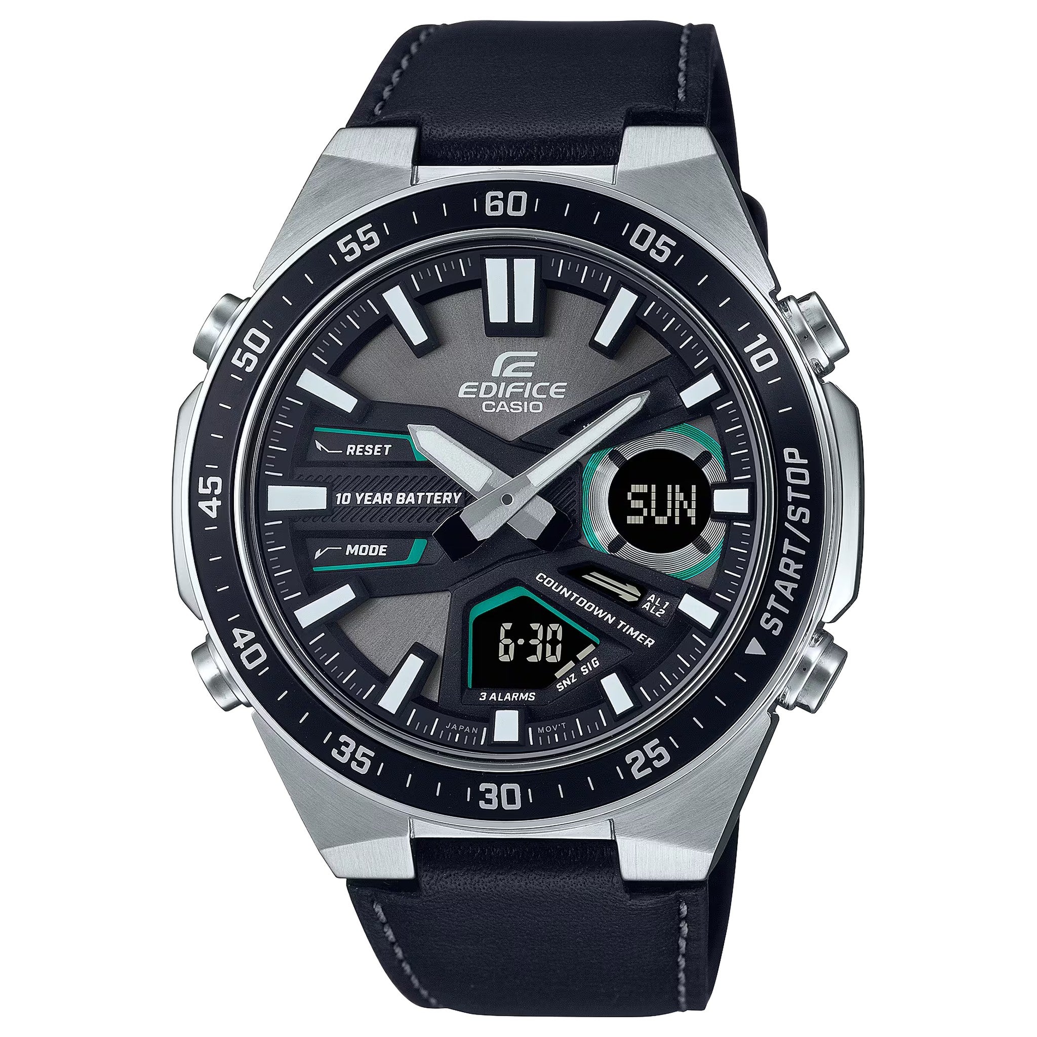 Montre Casio Edifice EFV-C110L-1A Homme Argenté Noir