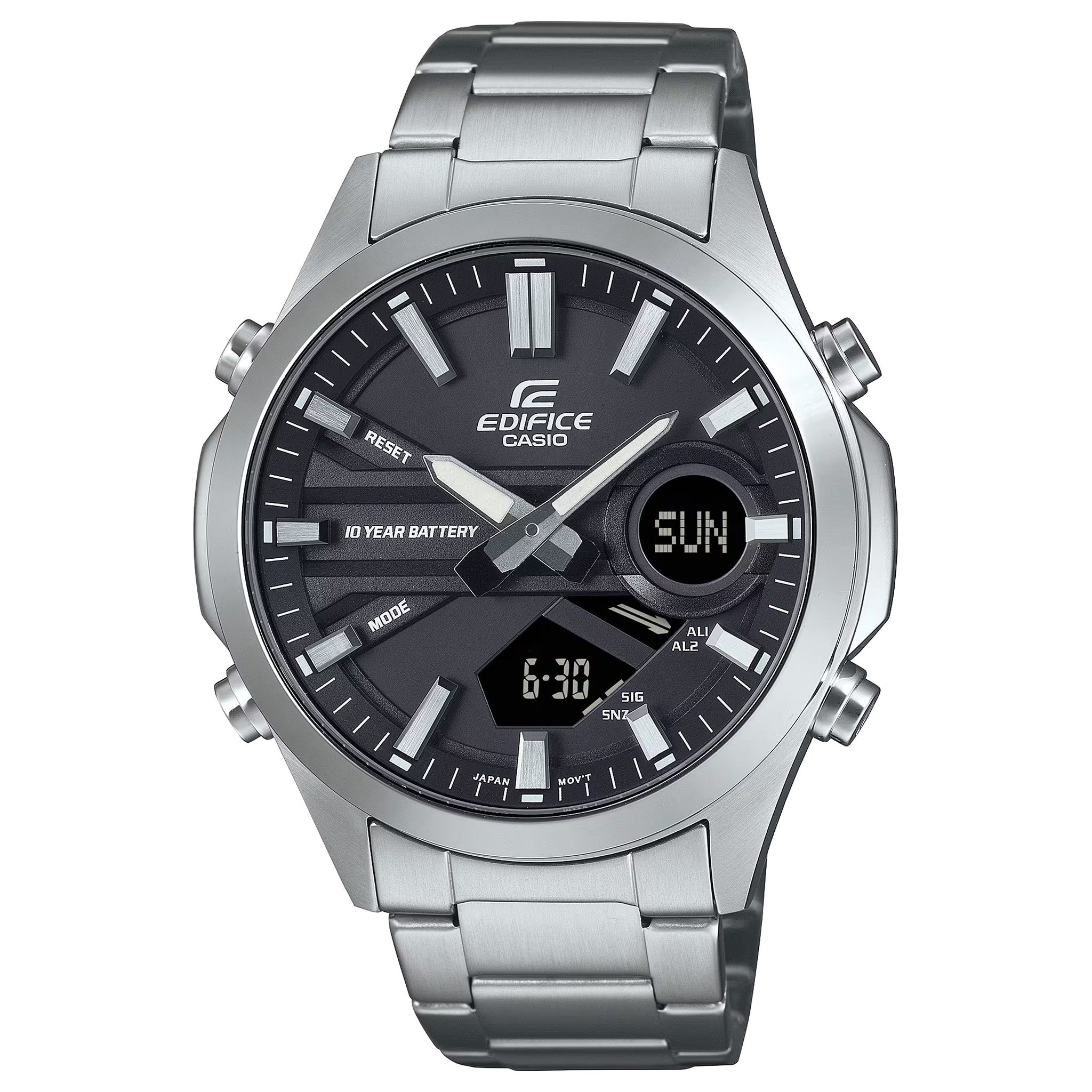 Montre Casio Edifice EFV-C120D-1A Homme Argenté Gris