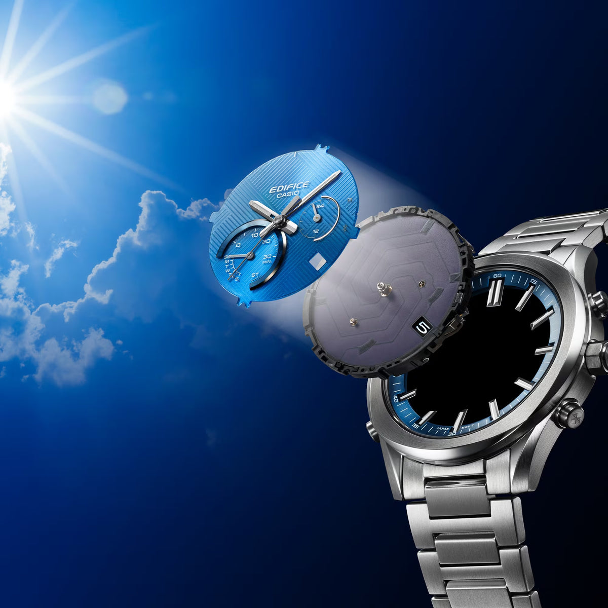 Montre Casio Edifice EQB-1300D-2A Solaire Bleu