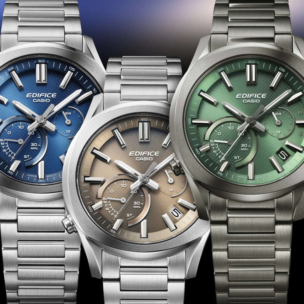 Montre Casio Edifice EQB-1300DC-3A Solaire Vert