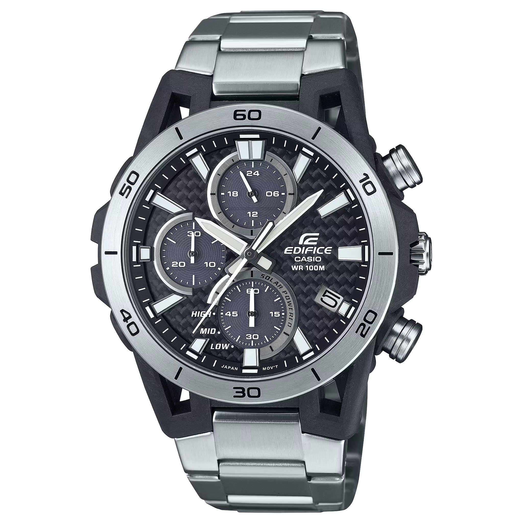 Casio Edifice EQS-960D-1A Herrenuhr Silber Schwarz