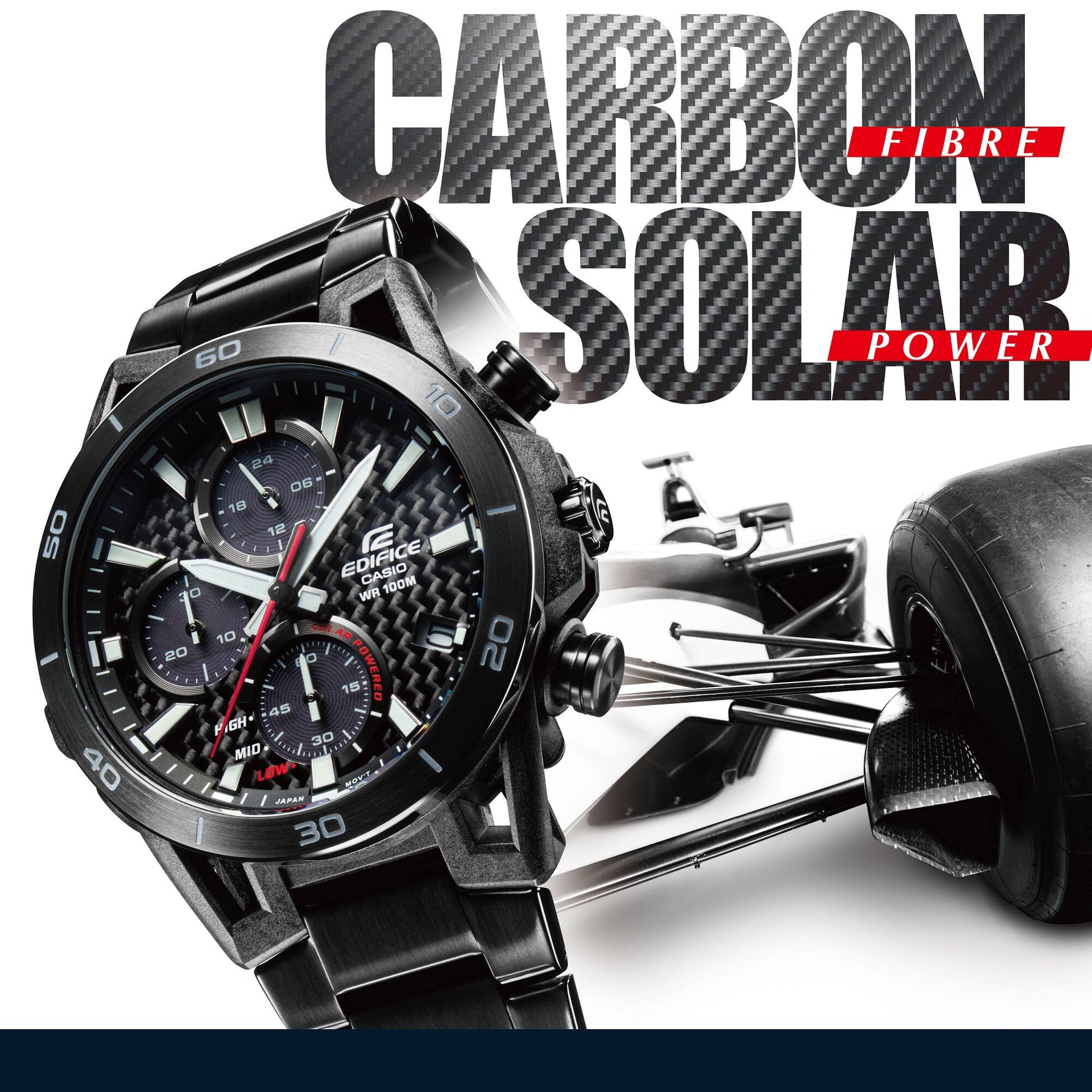 Casio Edifice EQS-960DC-1A Herrenuhr Schwarz
