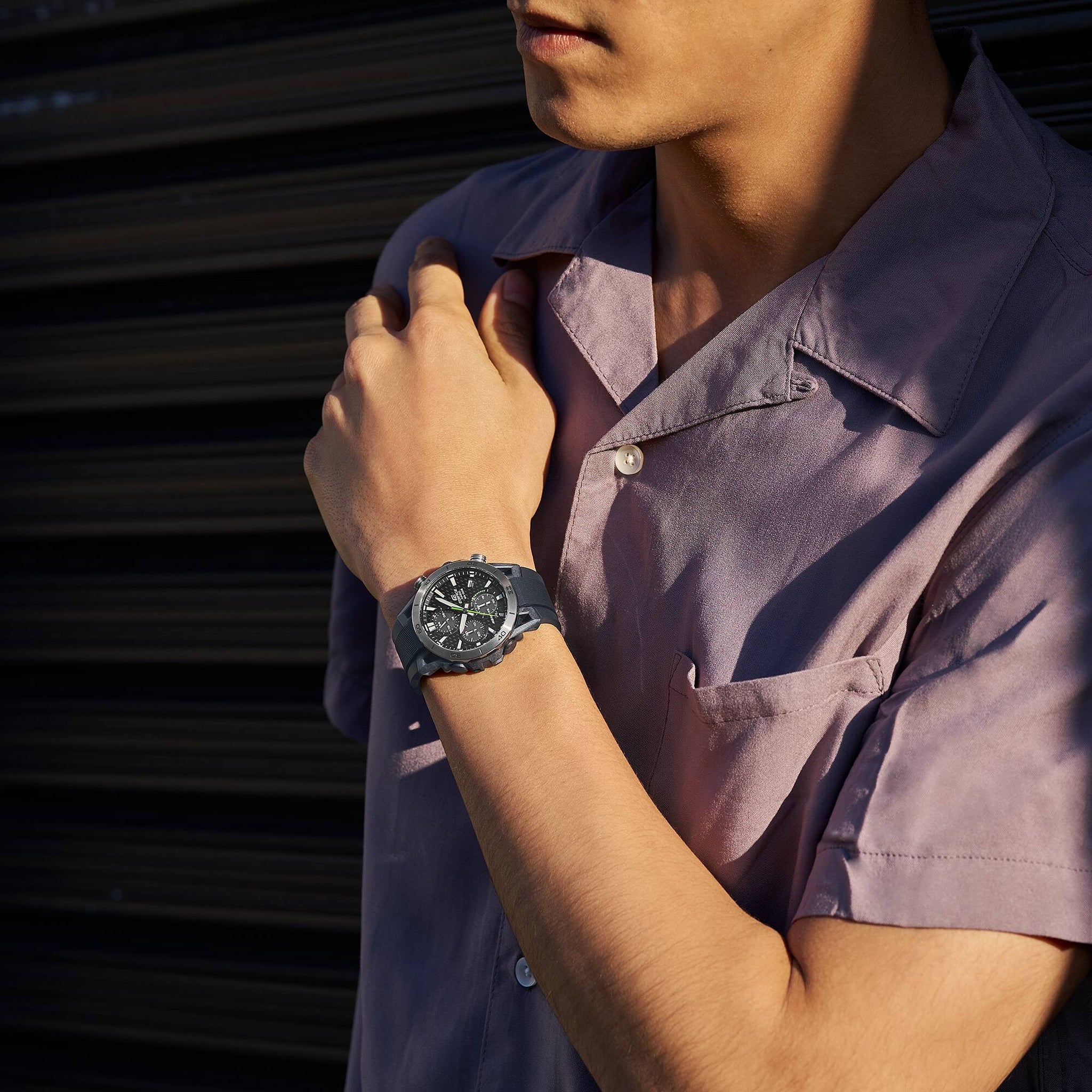 Casio Edifice EQS-960PB-1A Herrenuhr Schwarz