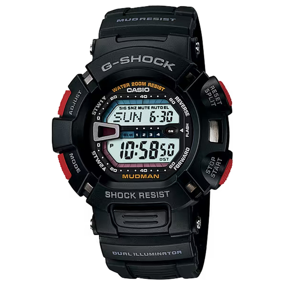 Casio G-Shock G-9000-1 Herrenuhr, schwarz