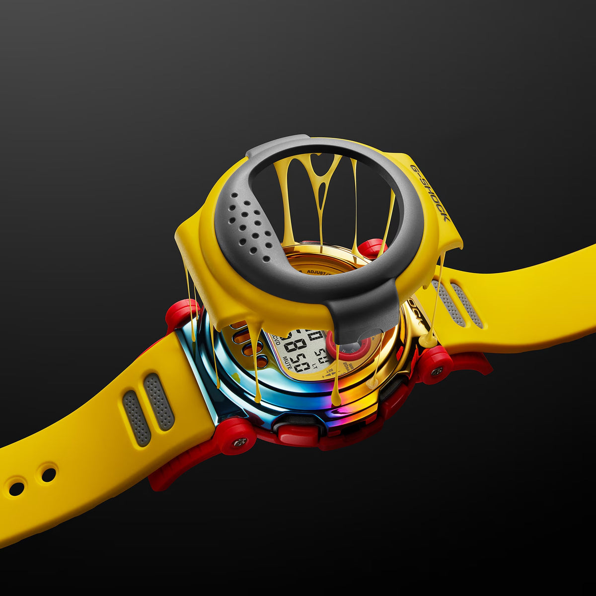 Casio G-Shock G-B001MVE-9 Herrenuhr Gelb Grau