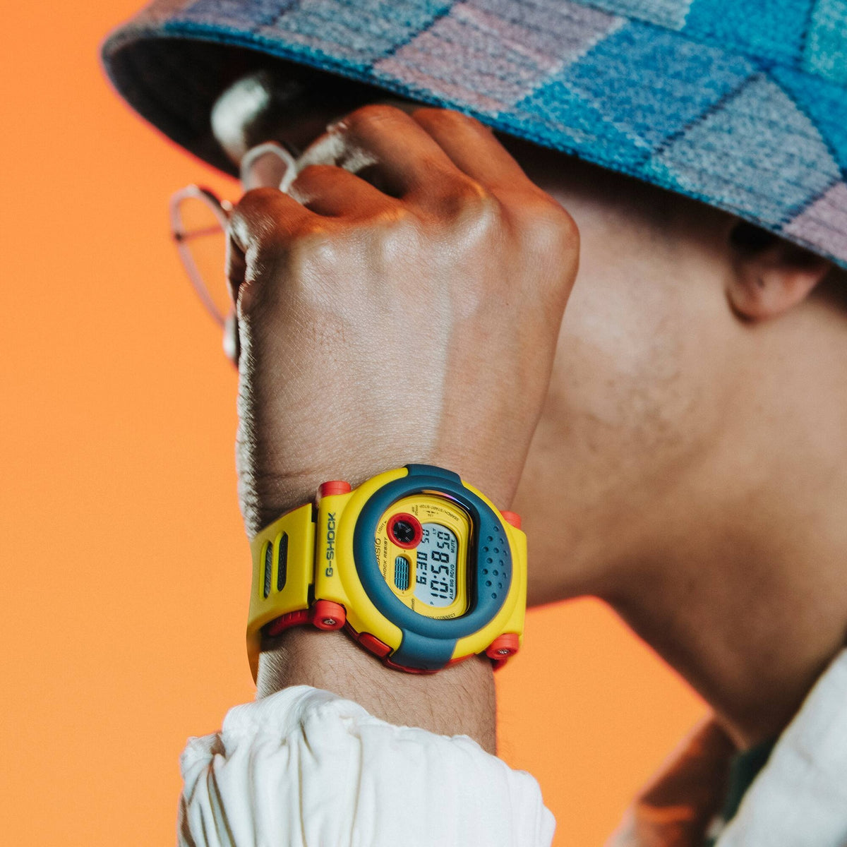 Montre Casio G-Shock G-B001MVE-9 Homme Jaune Gris