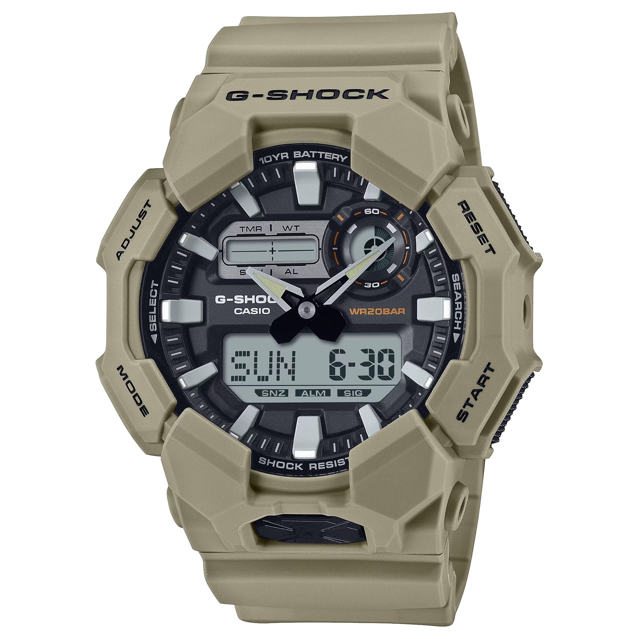 Montre Casio G-Shock GA-010-5A Homme Beige