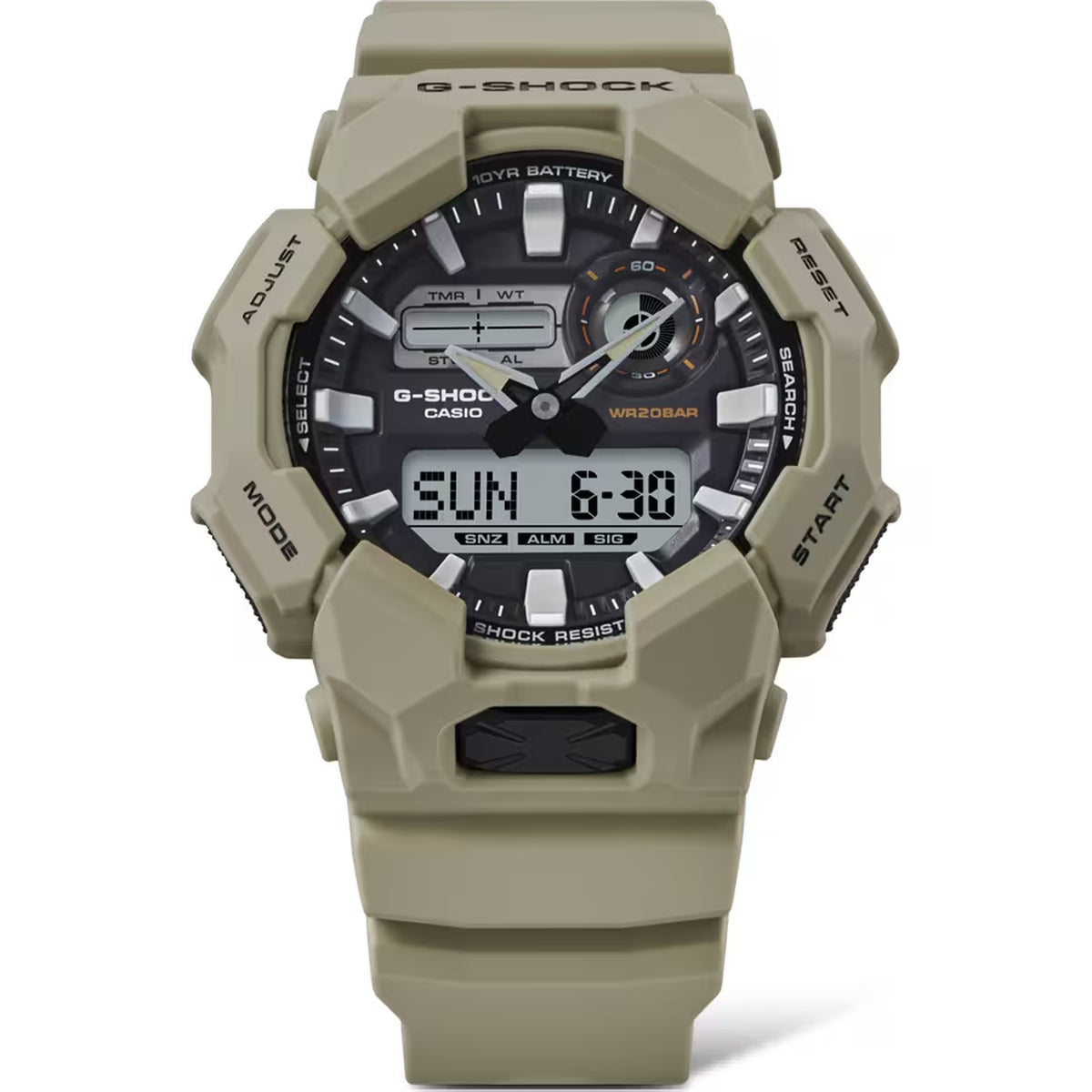 Casio G-Shock GA-010-5A Herrenuhr Beige