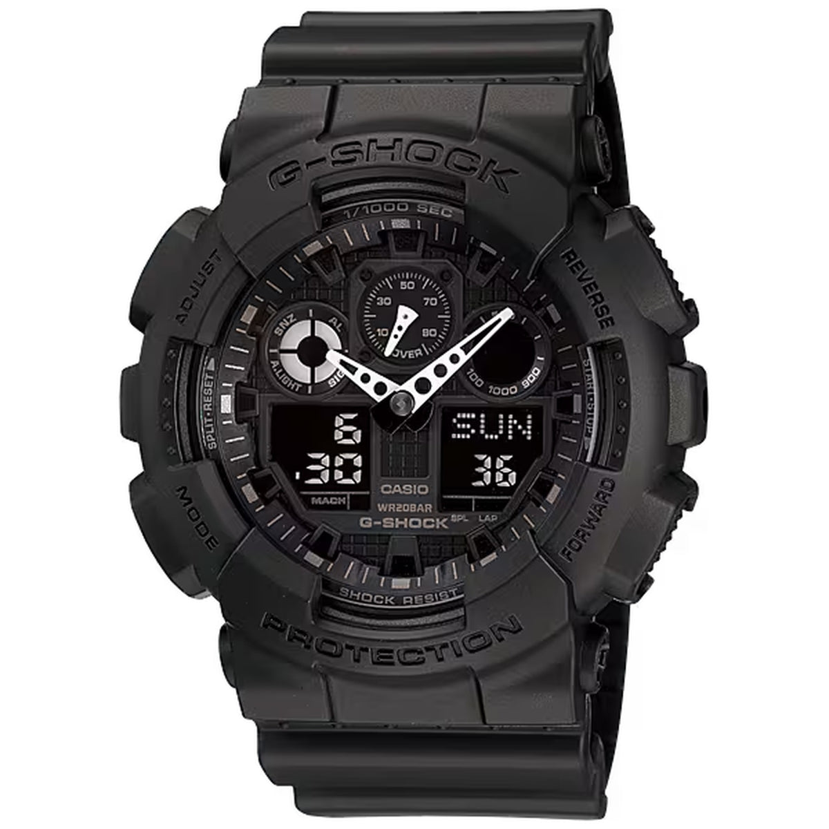 Casio G-Shock GA-100-1A1 Herrenuhr Schwarz