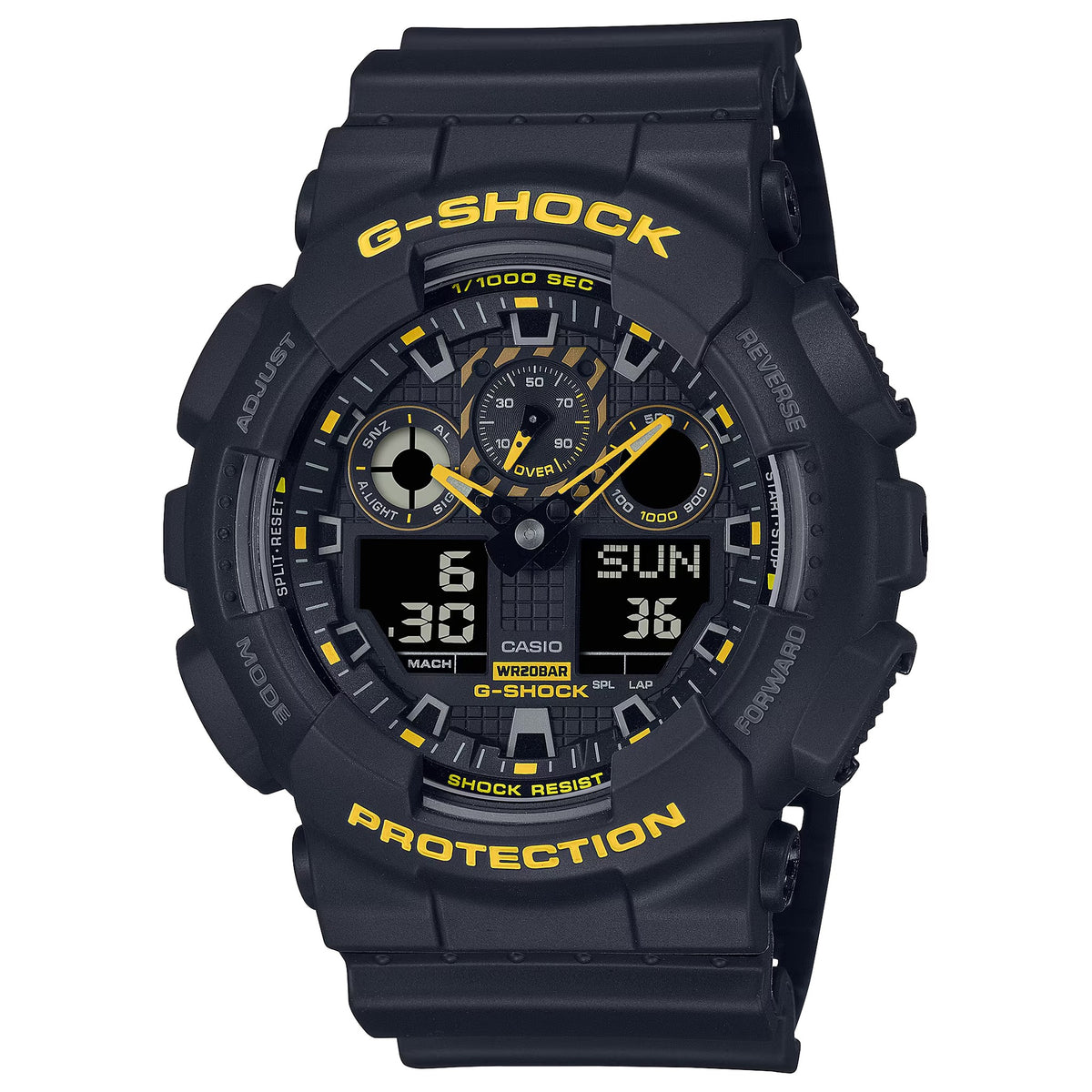 Casio G-Shock GA-100CY-1A Herrenuhr Schwarz