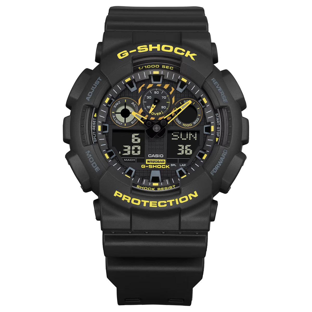 Casio G-Shock GA-100CY-1A Herrenuhr Schwarz