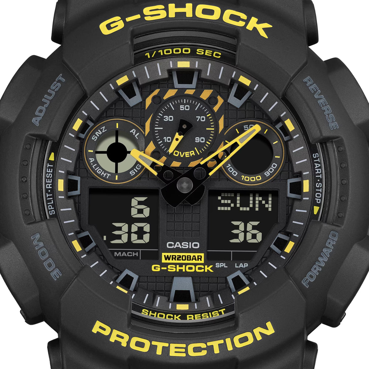 Casio G-Shock GA-100CY-1A Herrenuhr Schwarz