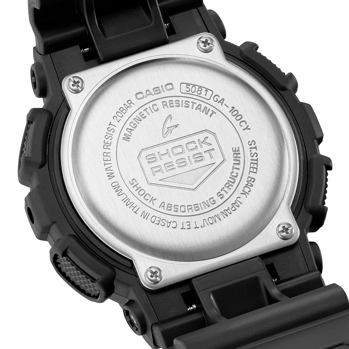 Casio G-Shock GA-100CY-1A Herrenuhr Schwarz