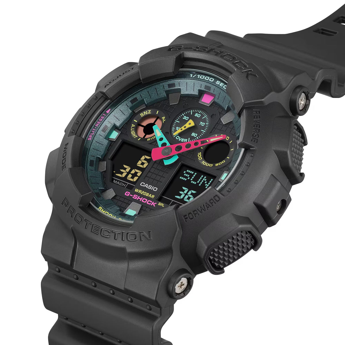 Casio G-Shock GA-100MF-1A Herrenuhr Schwarz