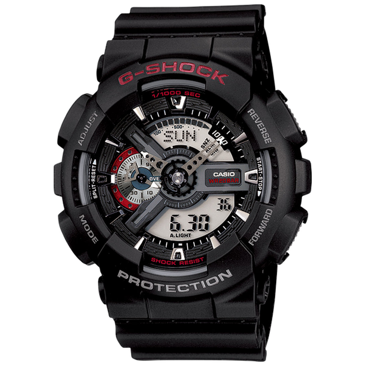 Casio G-Shock GA-110-1A Herrenuhr Schwarz